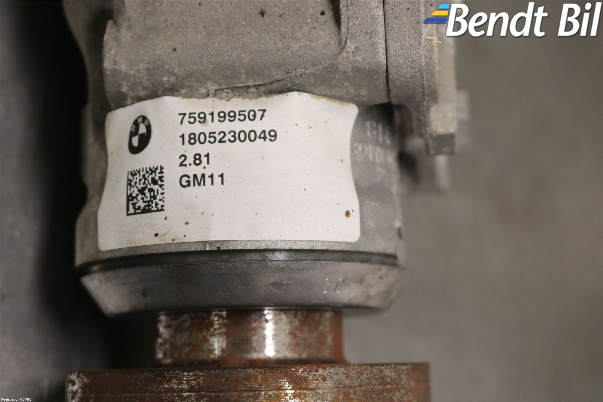 BMW 3 F30/F31/F80 12-19 Framvagn Diffrential