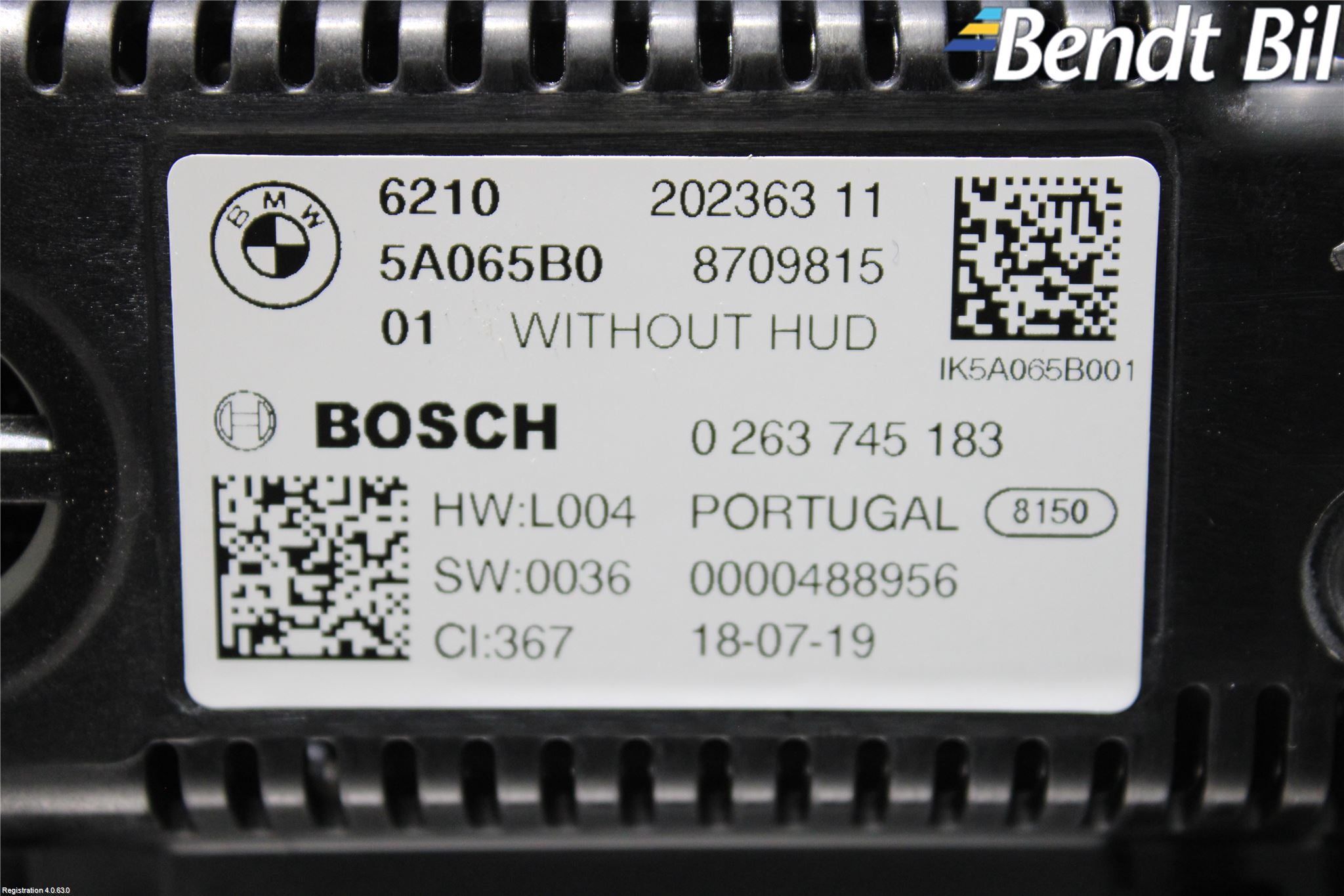 BMW 5 G30/G31/F90 17-23 Instrument Komb