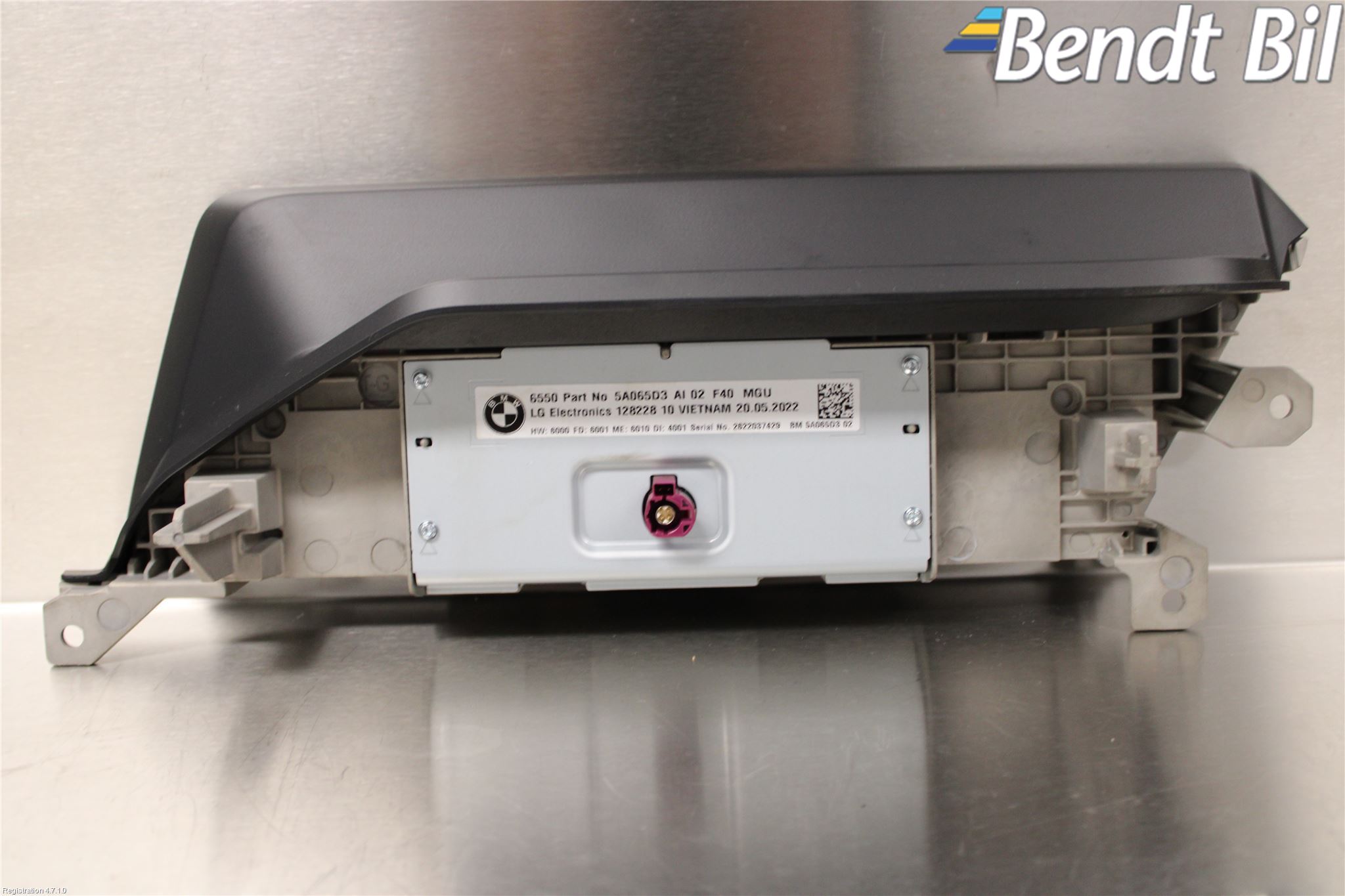 BMW 2 F44 Gran Coupé 19-23 Multifunktionsdisplay