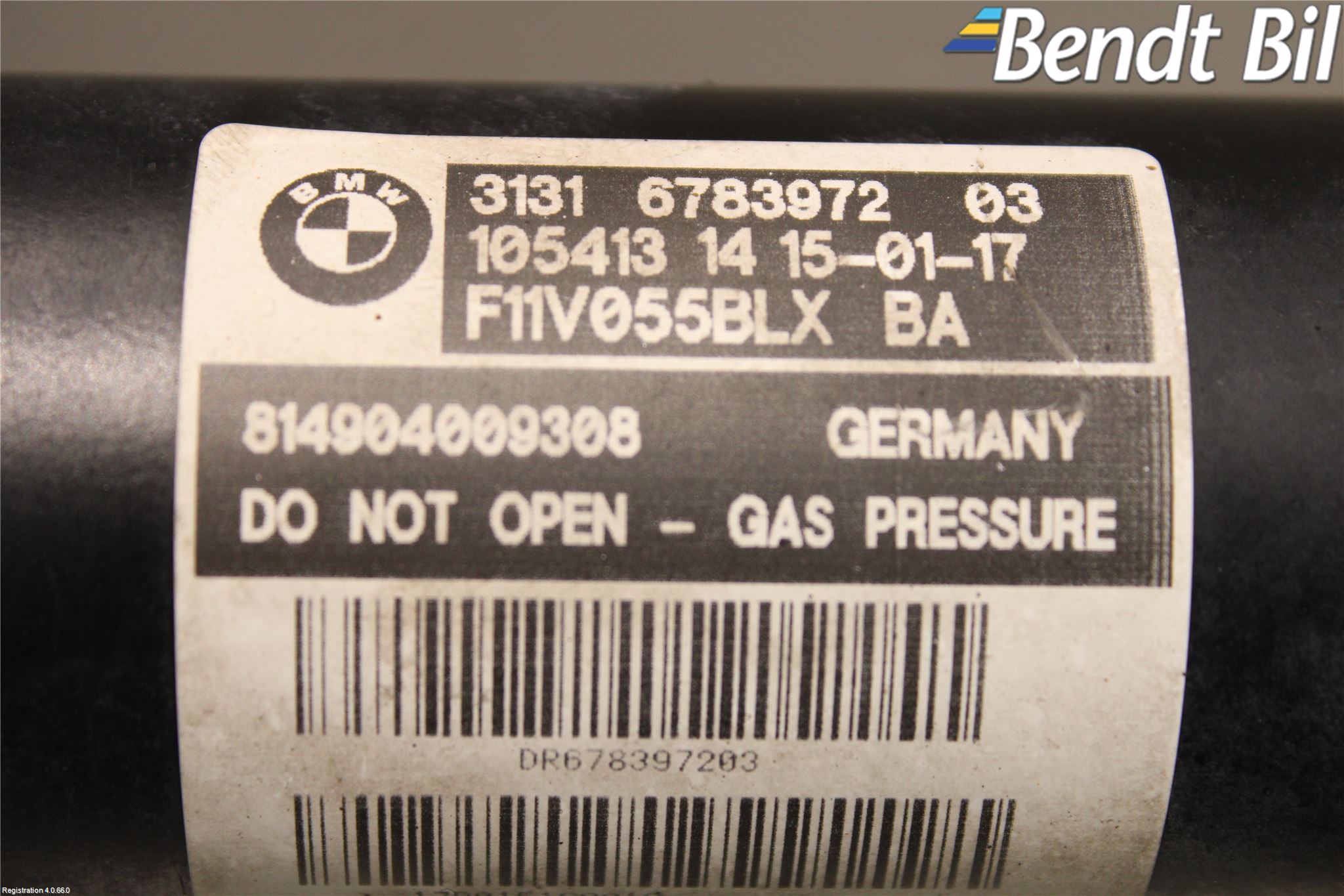 BMW 5 F10/F11/F18 09-17 Fjäderben Fram Höger