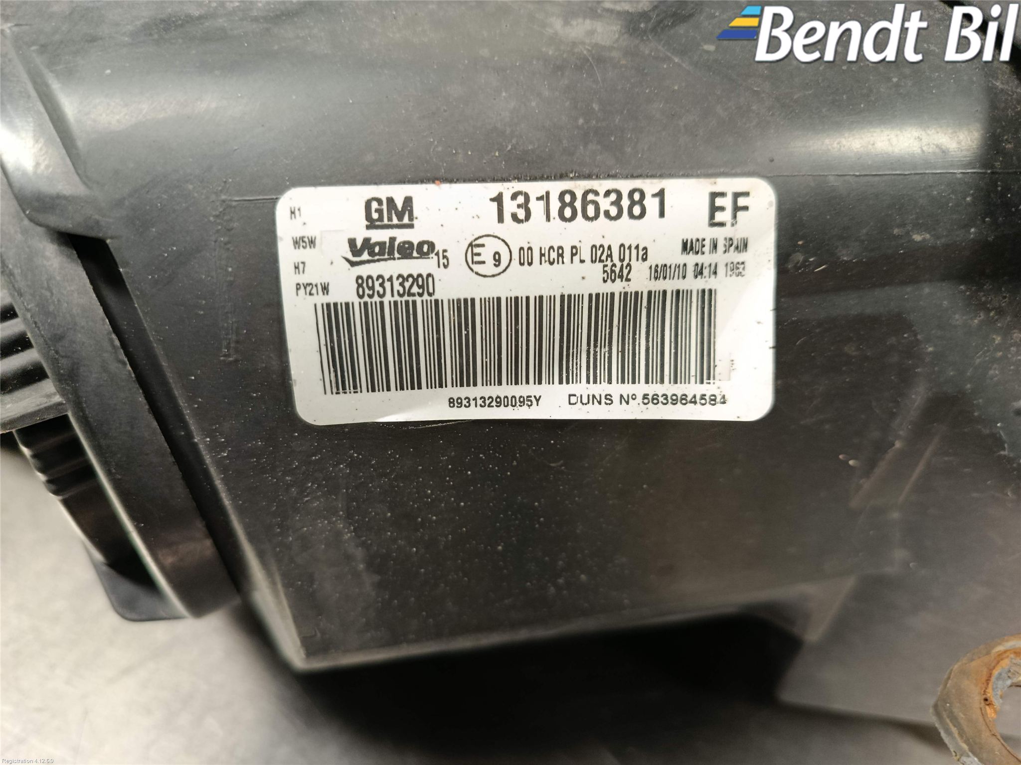 Opel CORSA D 07-14 Strålkastare Vänster