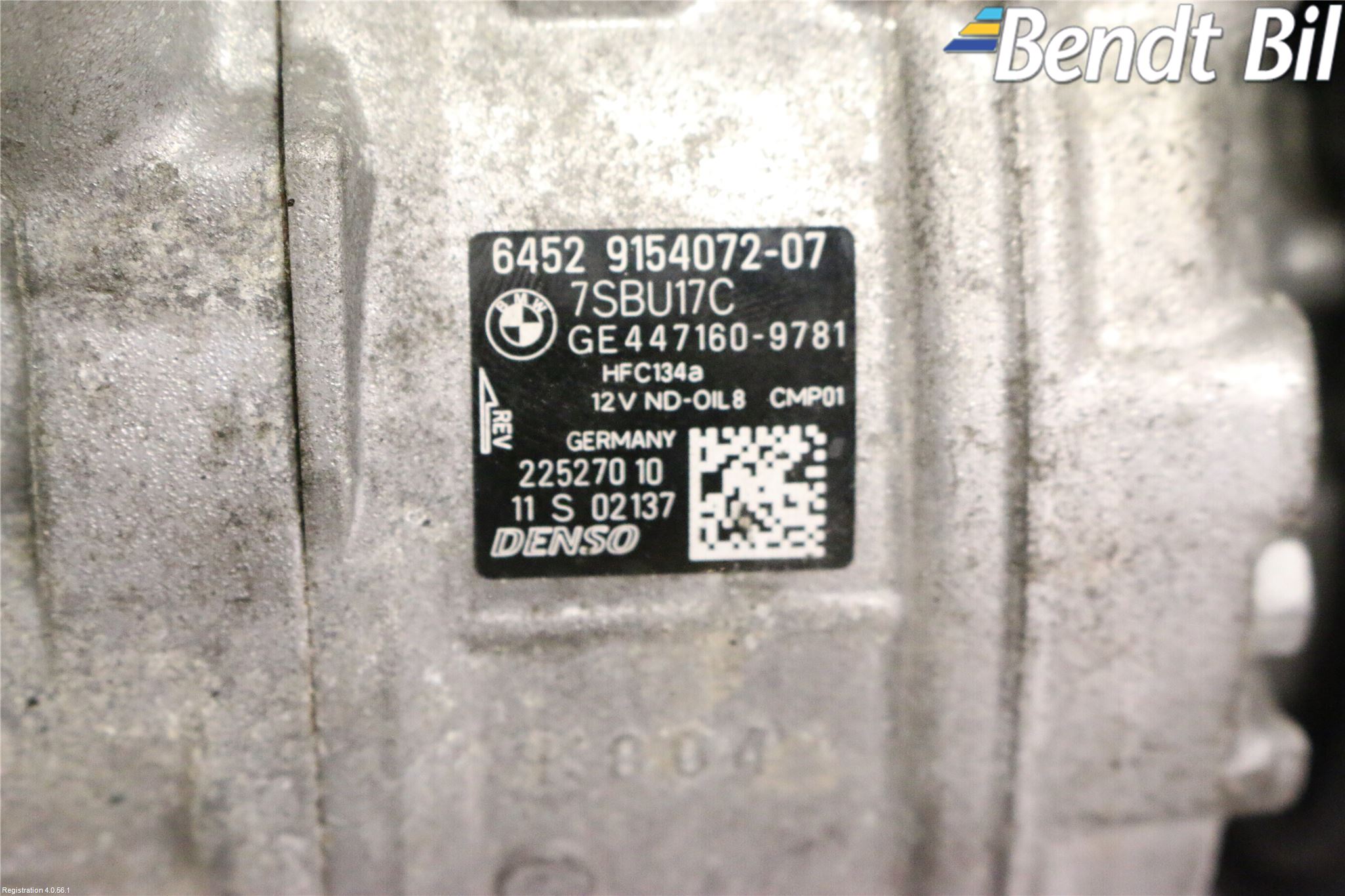 BMW 6 GRAN COUPÉ F06 12-19 Ac Kompressor