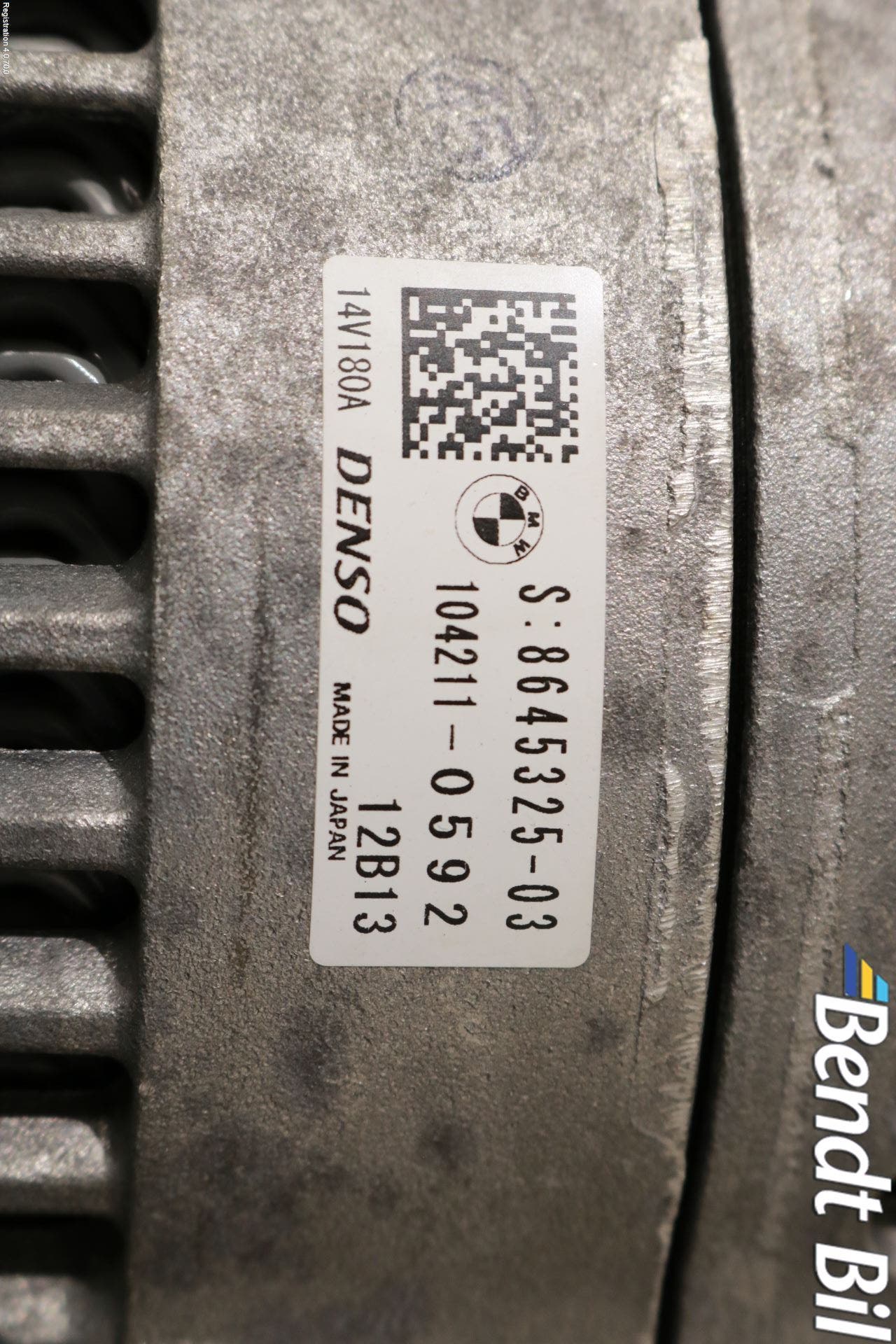 BMW 1 F20/F21 11-19 Generator