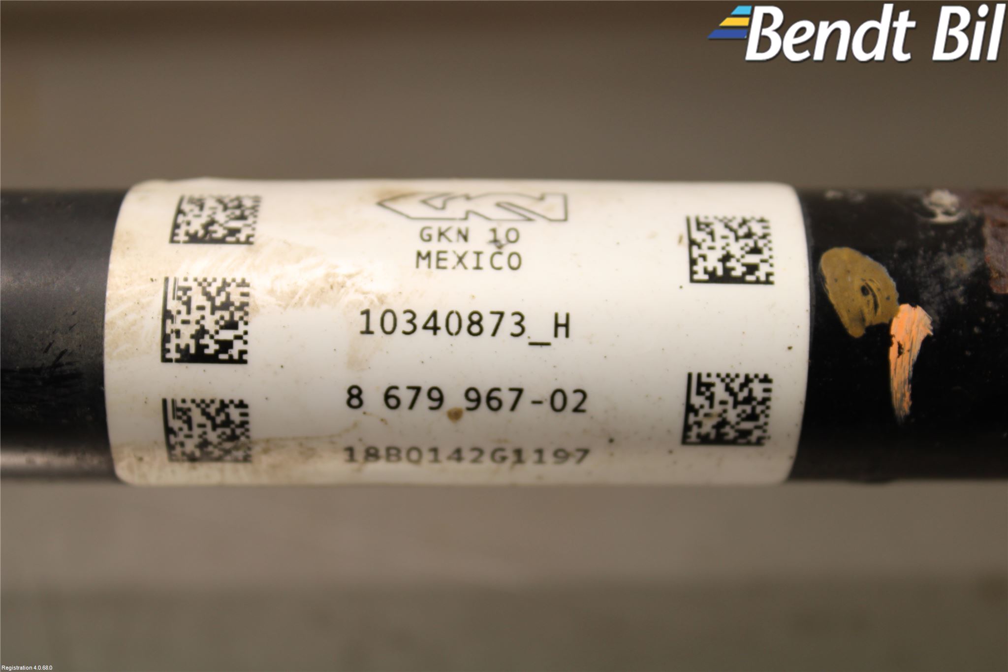 BMW X3 G01 18- Drivaxel Bak Vänster