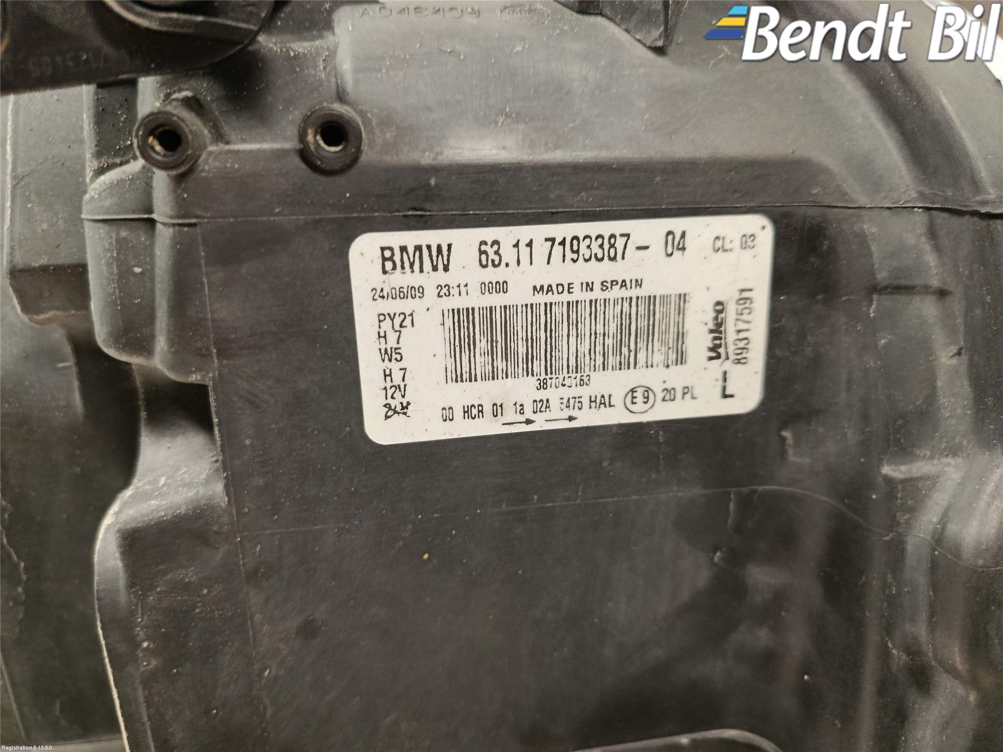 BMW 1 E87/81 5D/3D 03-11 Strålkastare Vänster