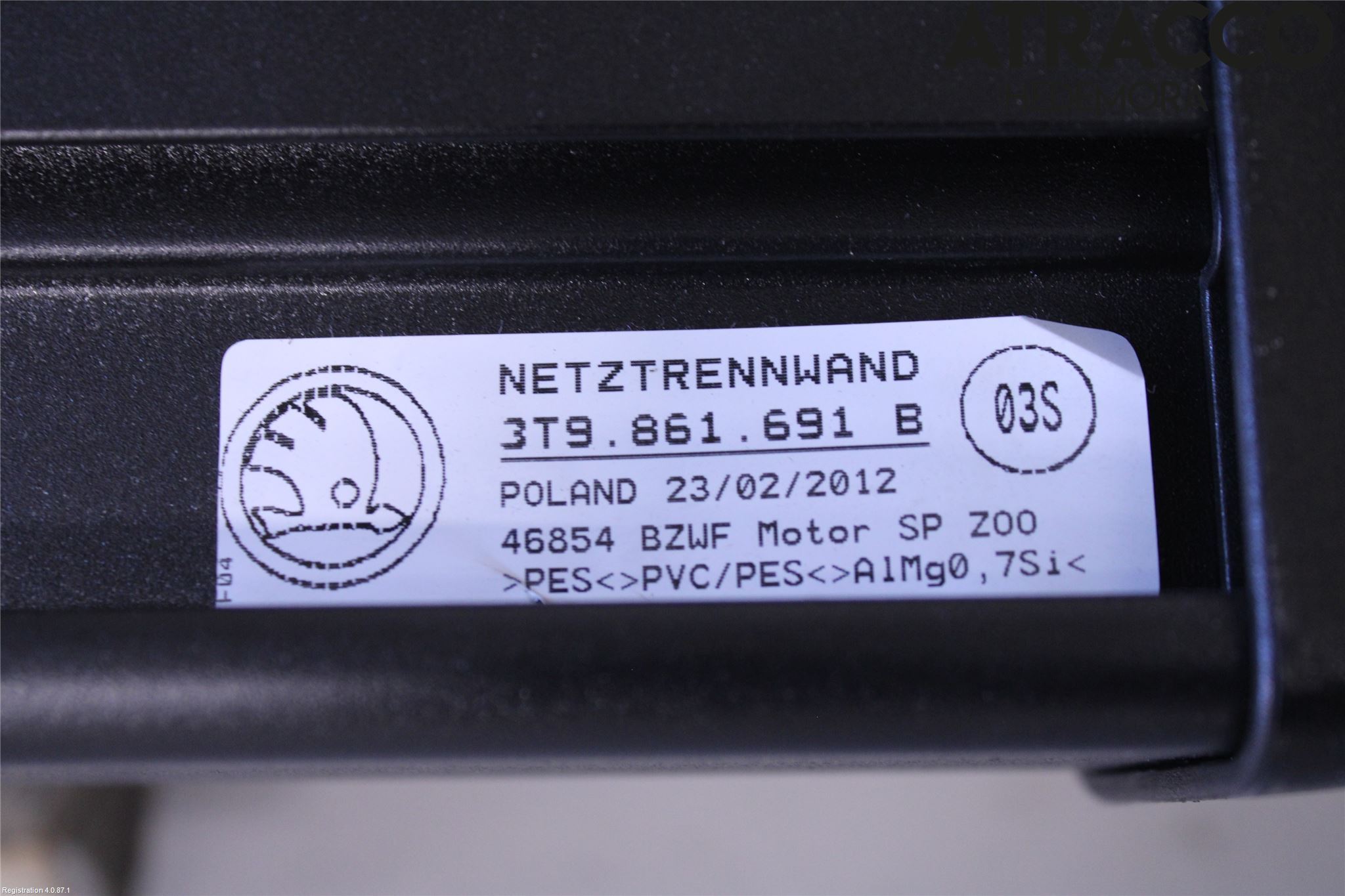 Skoda SUPERB 09-15 Lastnät