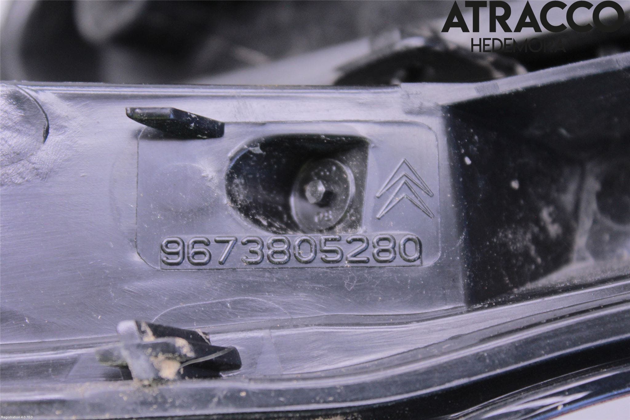 Citroen C3 10-17 Bakljus Höger