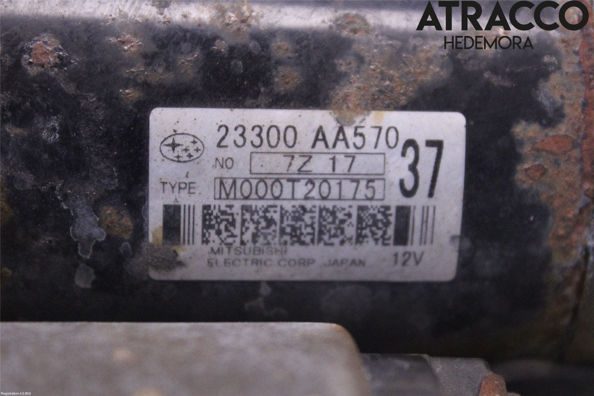 Subaru LEGACY 07-09 Startmotor