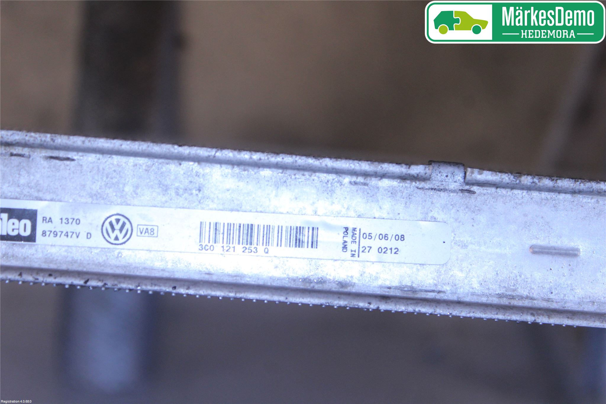Volkswagen VW PASSAT 05-11 Kylare Aut