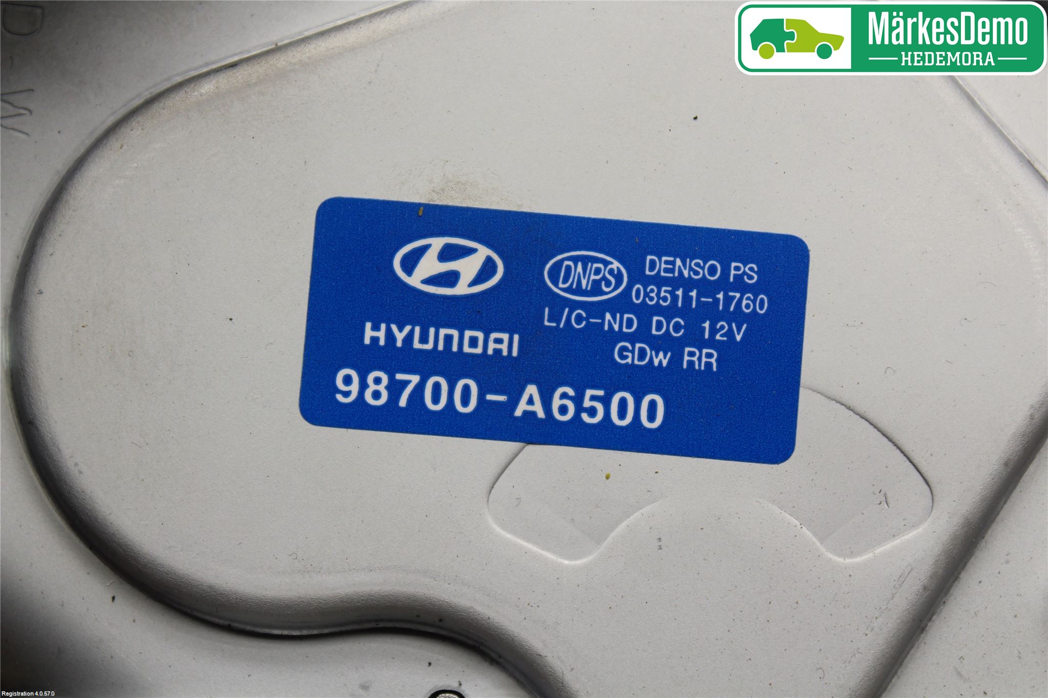 Hyundai i30 GD 13-17 Torkarmotor Baklucka