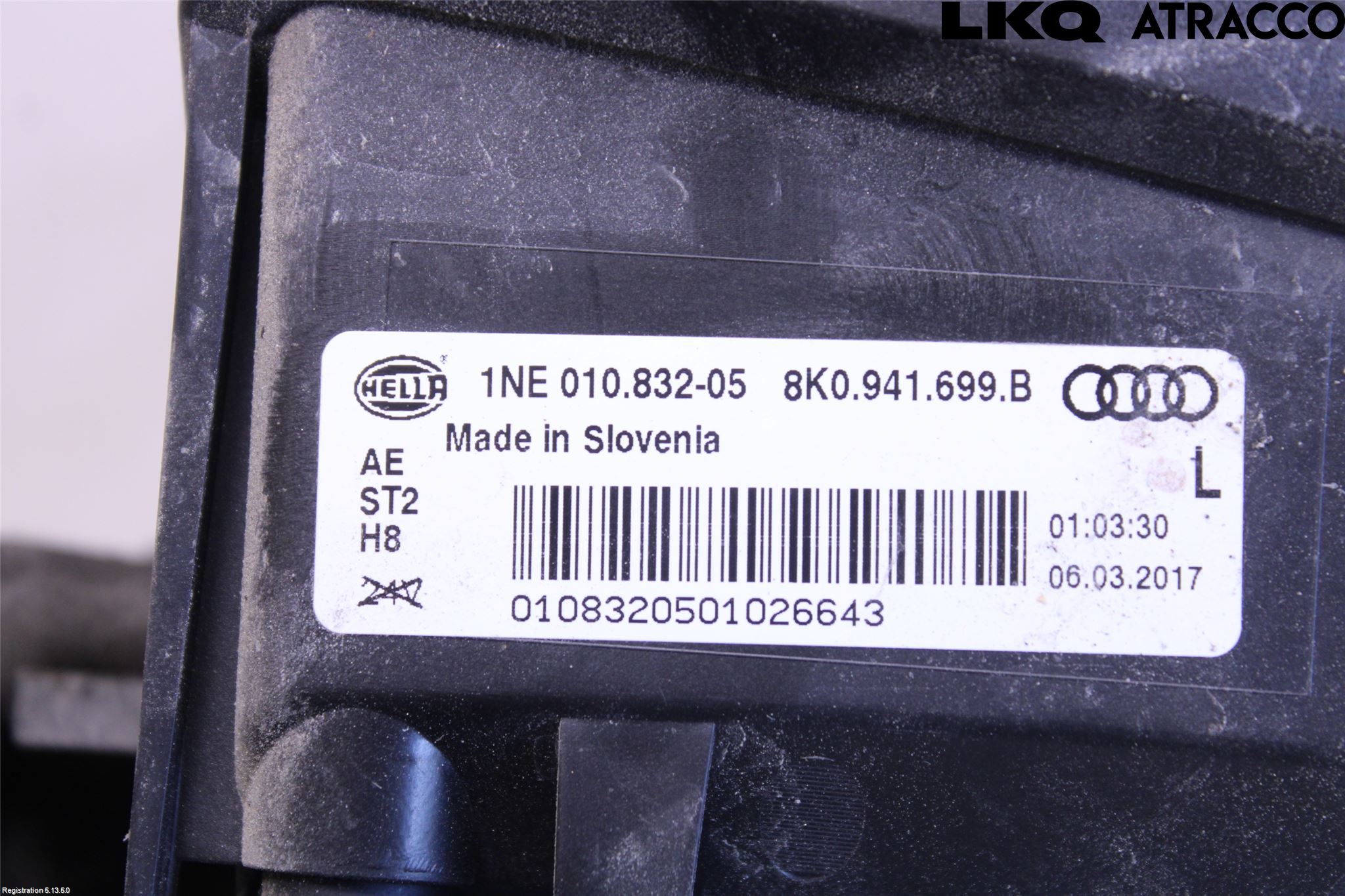 Audi A4 12-15 Dimljus-Varselljus Fram