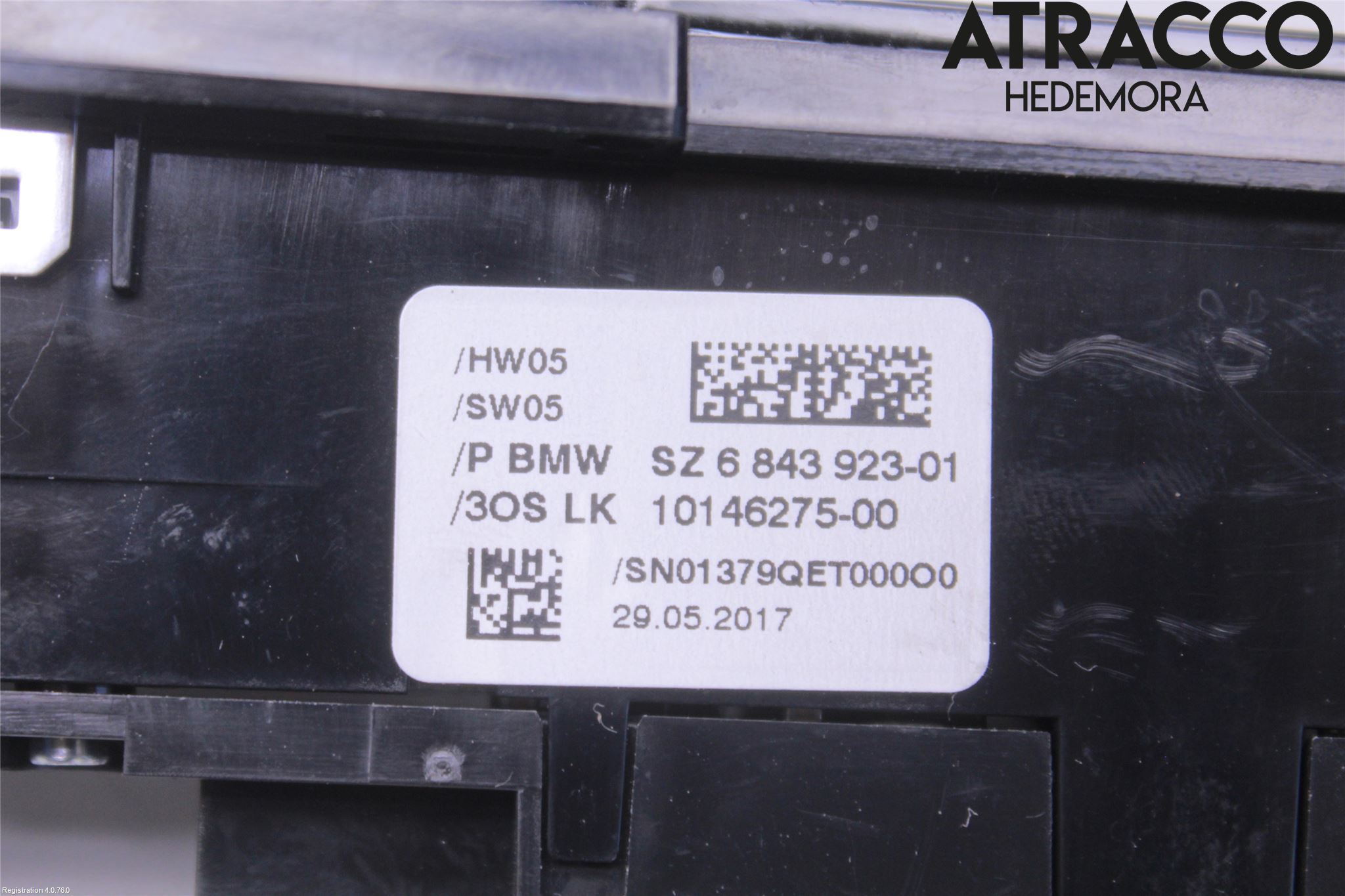 BMW 5 G30/G31/F90 17-23 Strömställare Växellåda