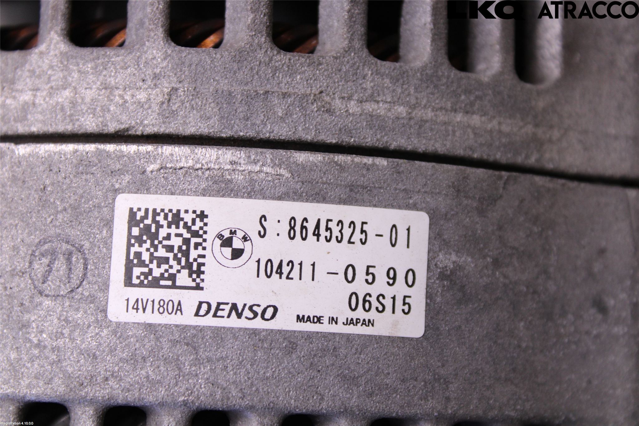 BMW 3 F30/F31/F80 12-19 Generator