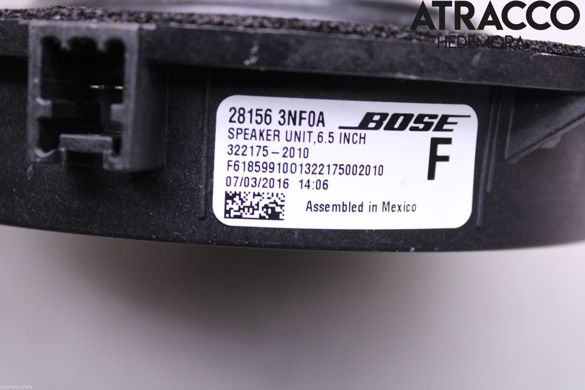 Nissan LEAF 11-17 Högtalare