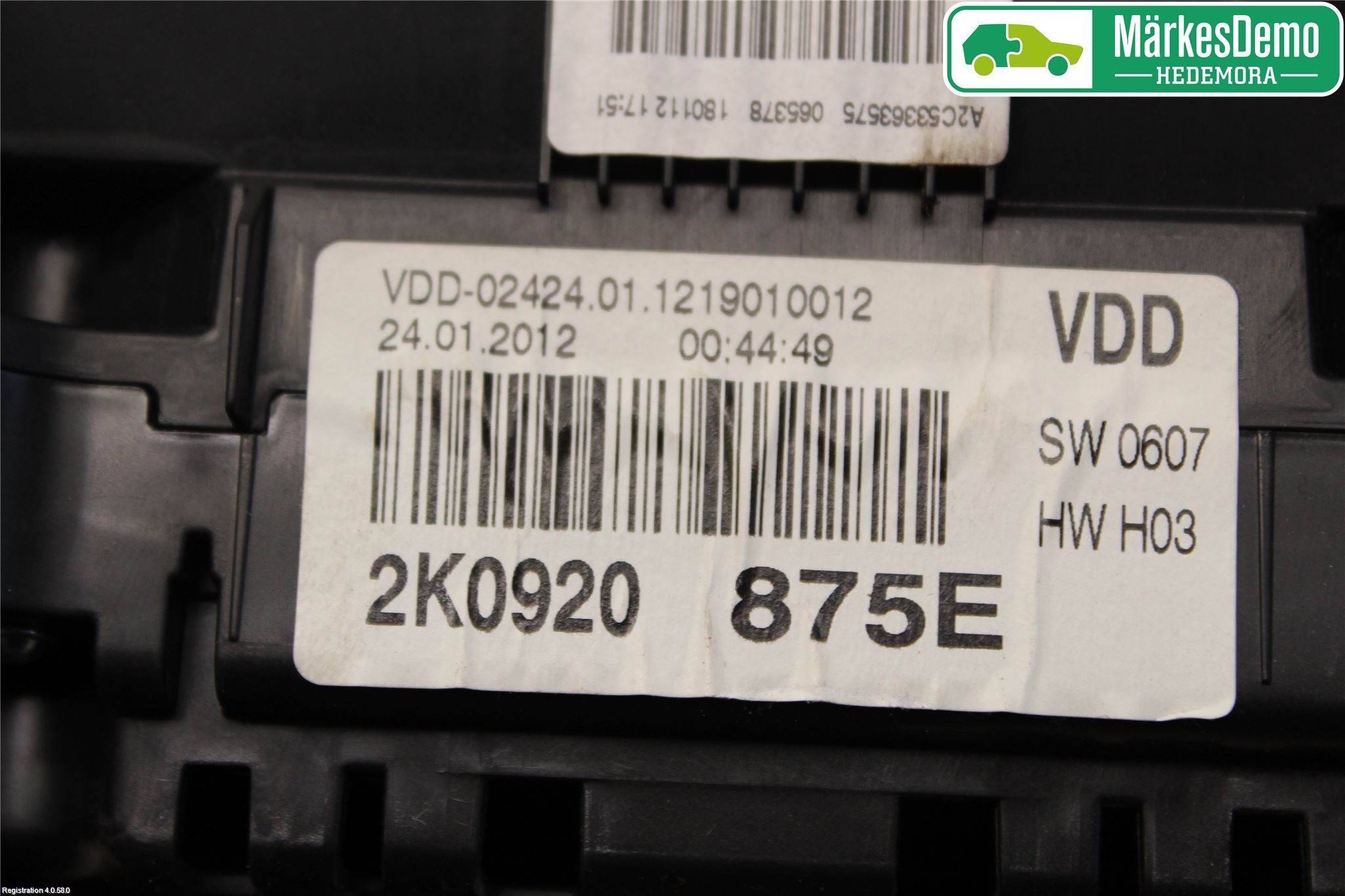 Volkswagen VW CADDY 11-15 Instrument Komb