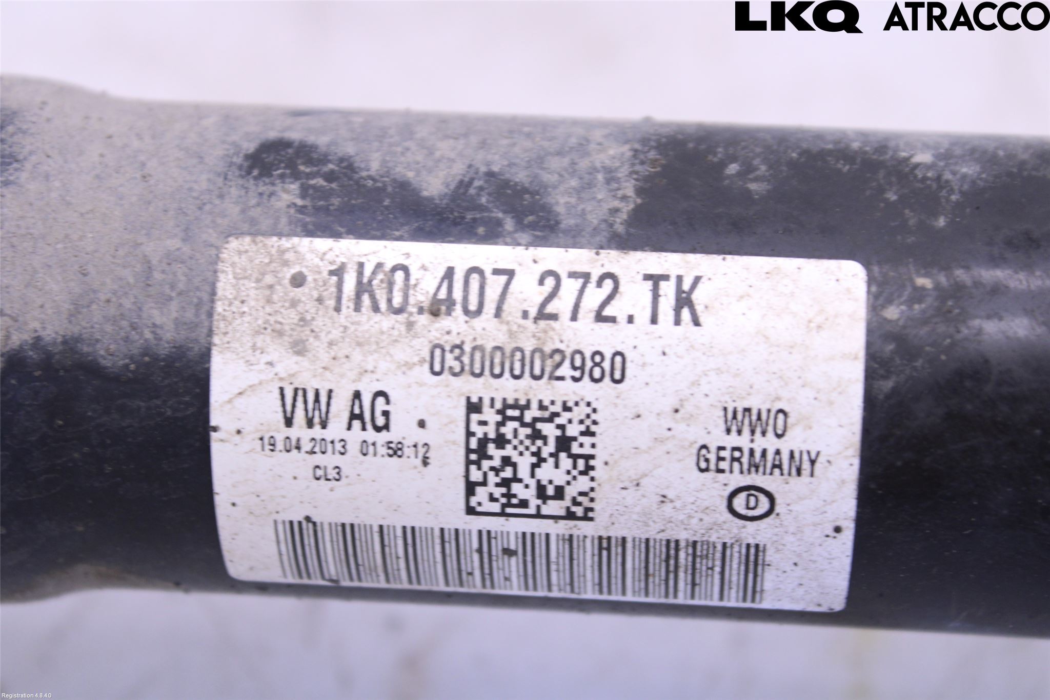 Volkswagen VW PASSAT 11-14 Drivaxel Fram Höger