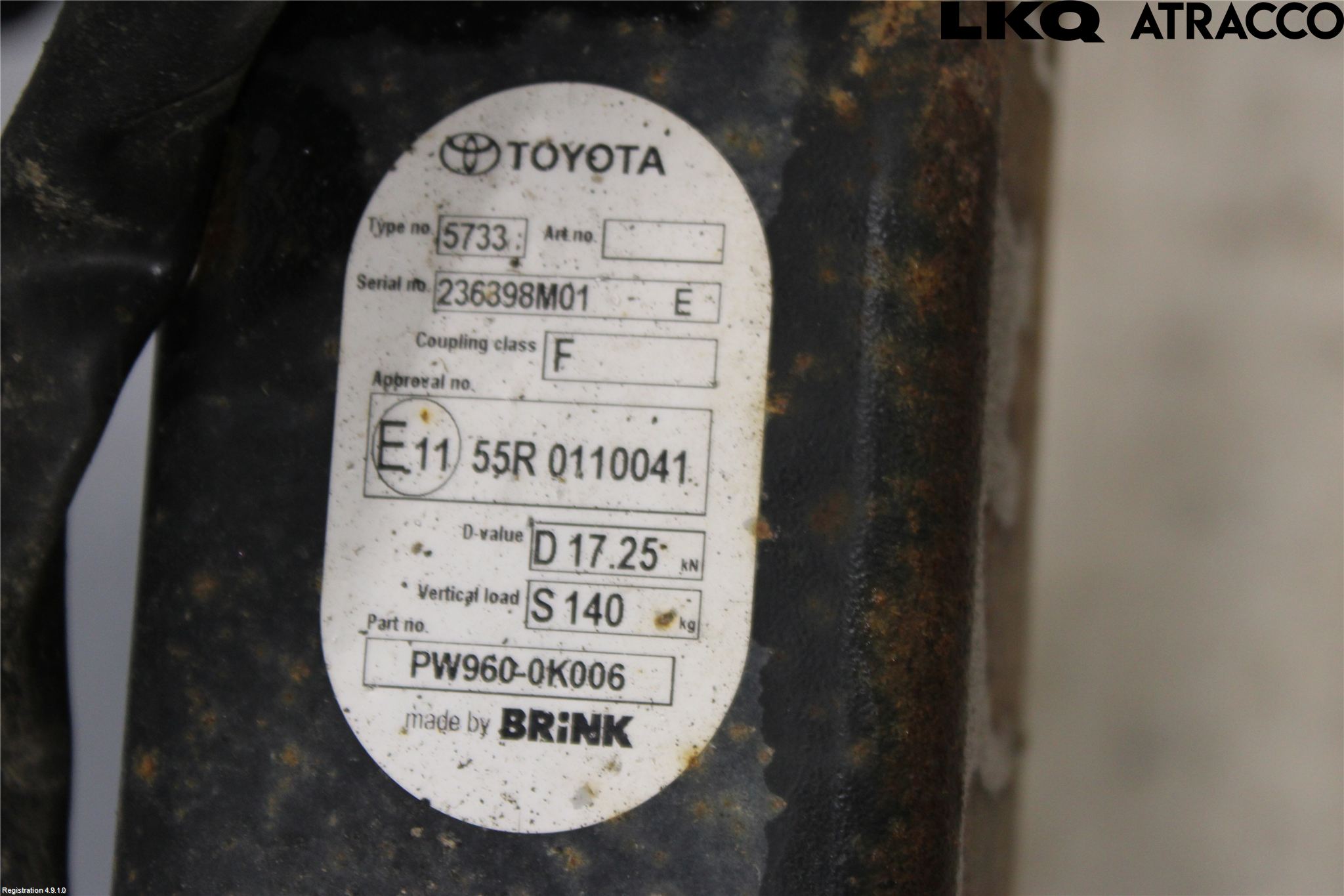 Toyota HILUX 16- Dragkrok