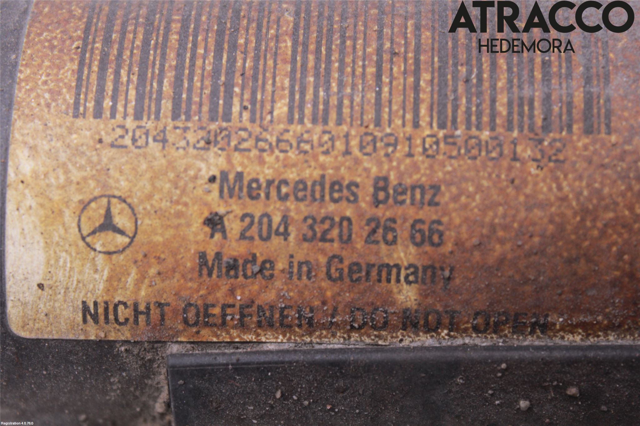 Mercedes-Benz MB C-KLASS (W204) 07-15 Fjäderben Fram Höger