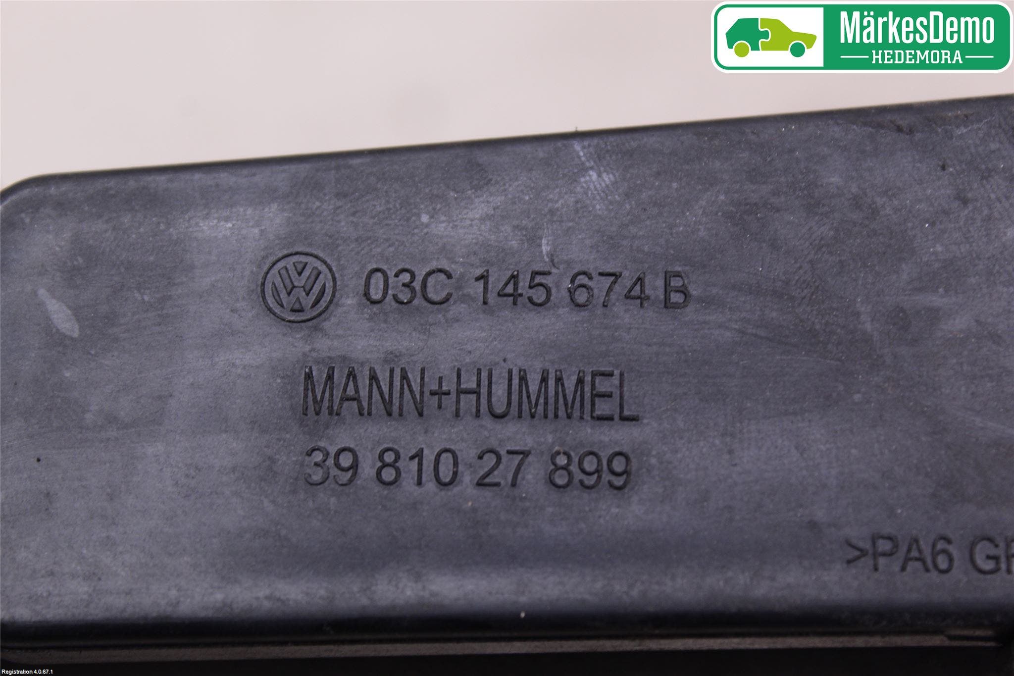 Volkswagen VW SCIROCCO 09-17 Laddluft-Intercoolerrör