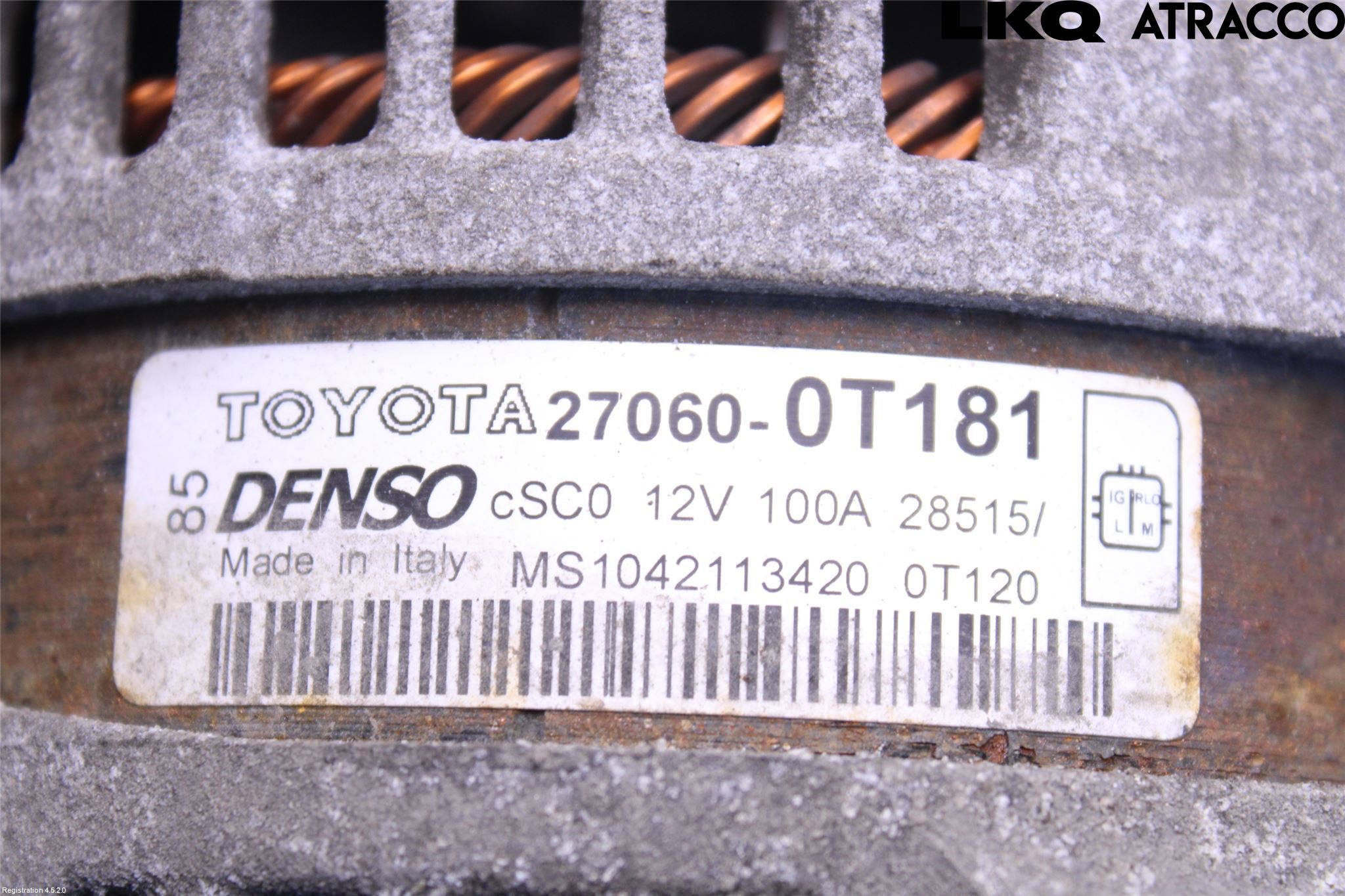 Toyota AVENSIS 09-15 Generator