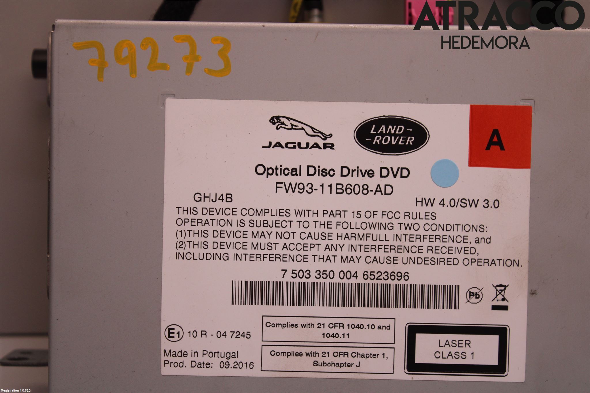 Jaguar XF (X260) 16-24 Cd Radio - Multimediapanel
