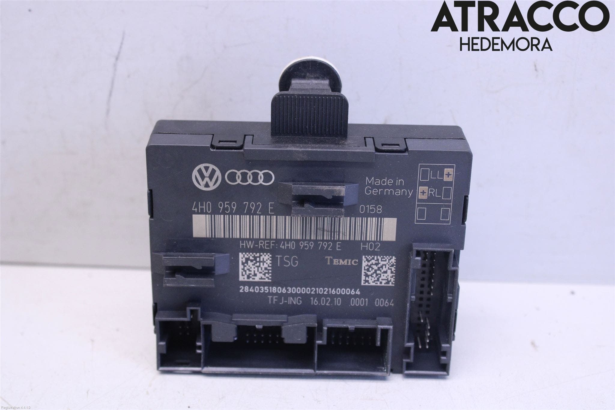 Audi A8/S8 4H 10-17 Styrenhet Dörr