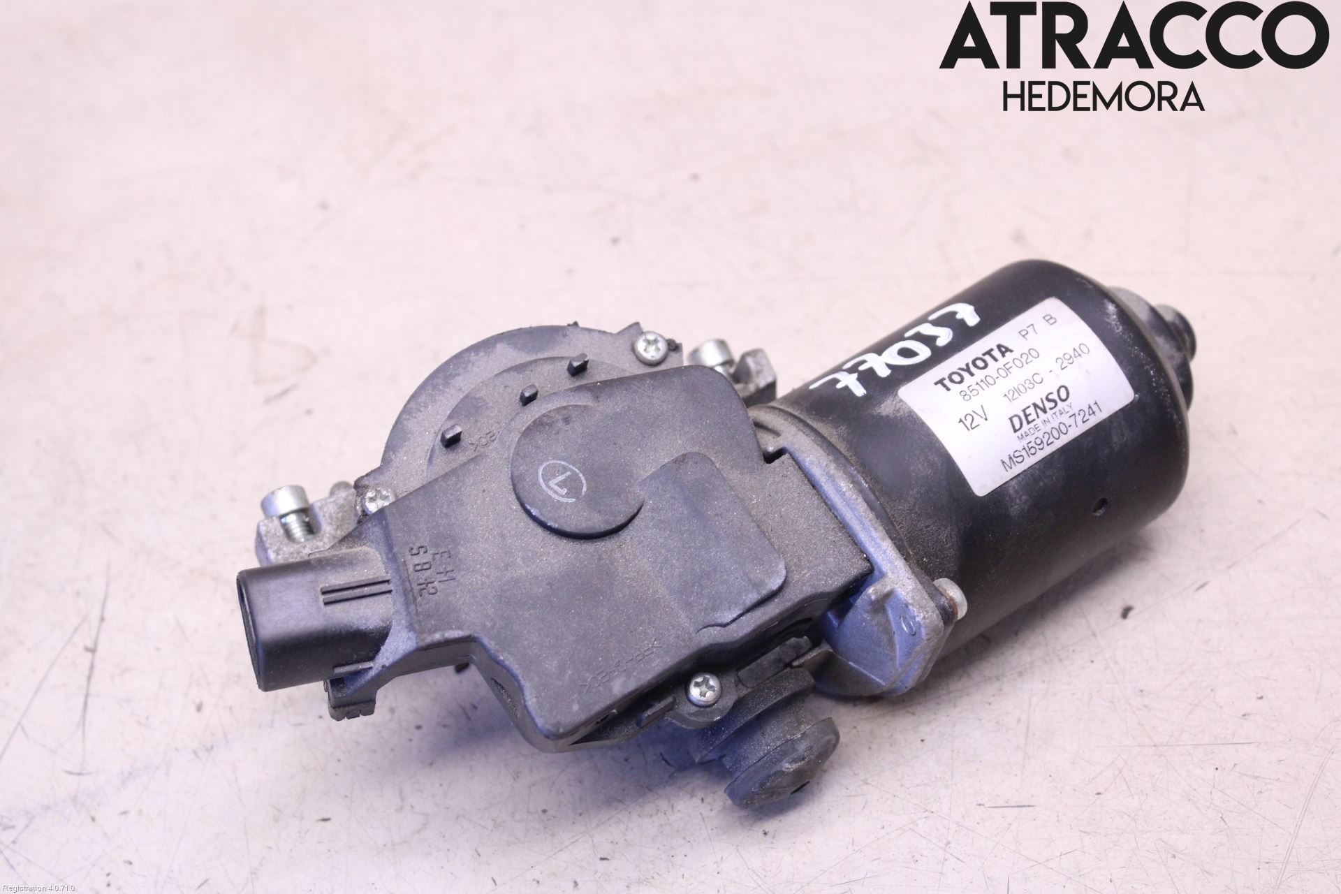 Toyota COROLLA VERSO 08-09 Torkarmotor Vindruta