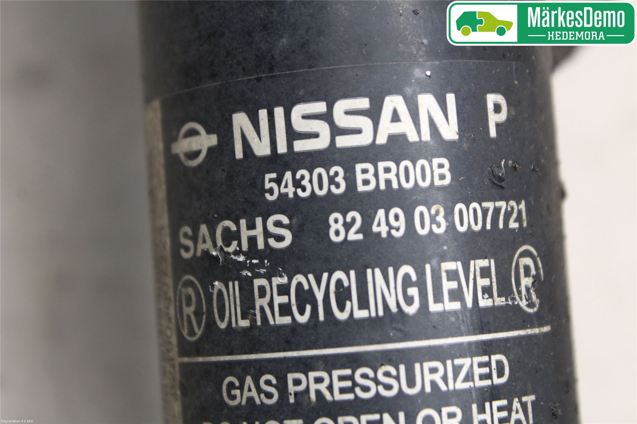 Nissan QASHQAI 10-14 Fjäderben Fram Vänster