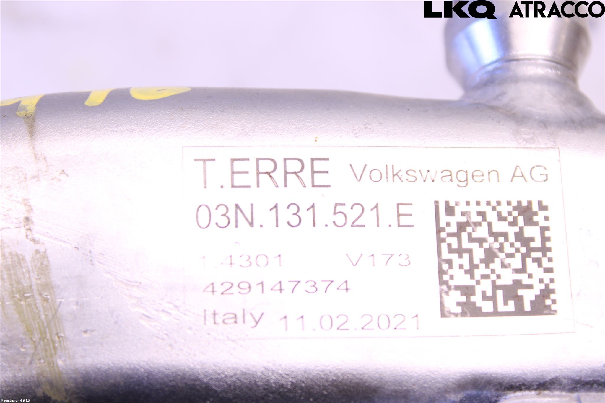 Volkswagen VW TRANSP/CARAVELLE (T6) 16-22 Egr Rör