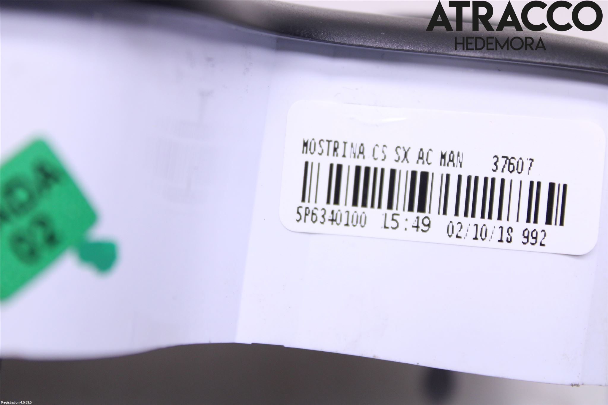 Fiat PANDA 12- Värmereglage