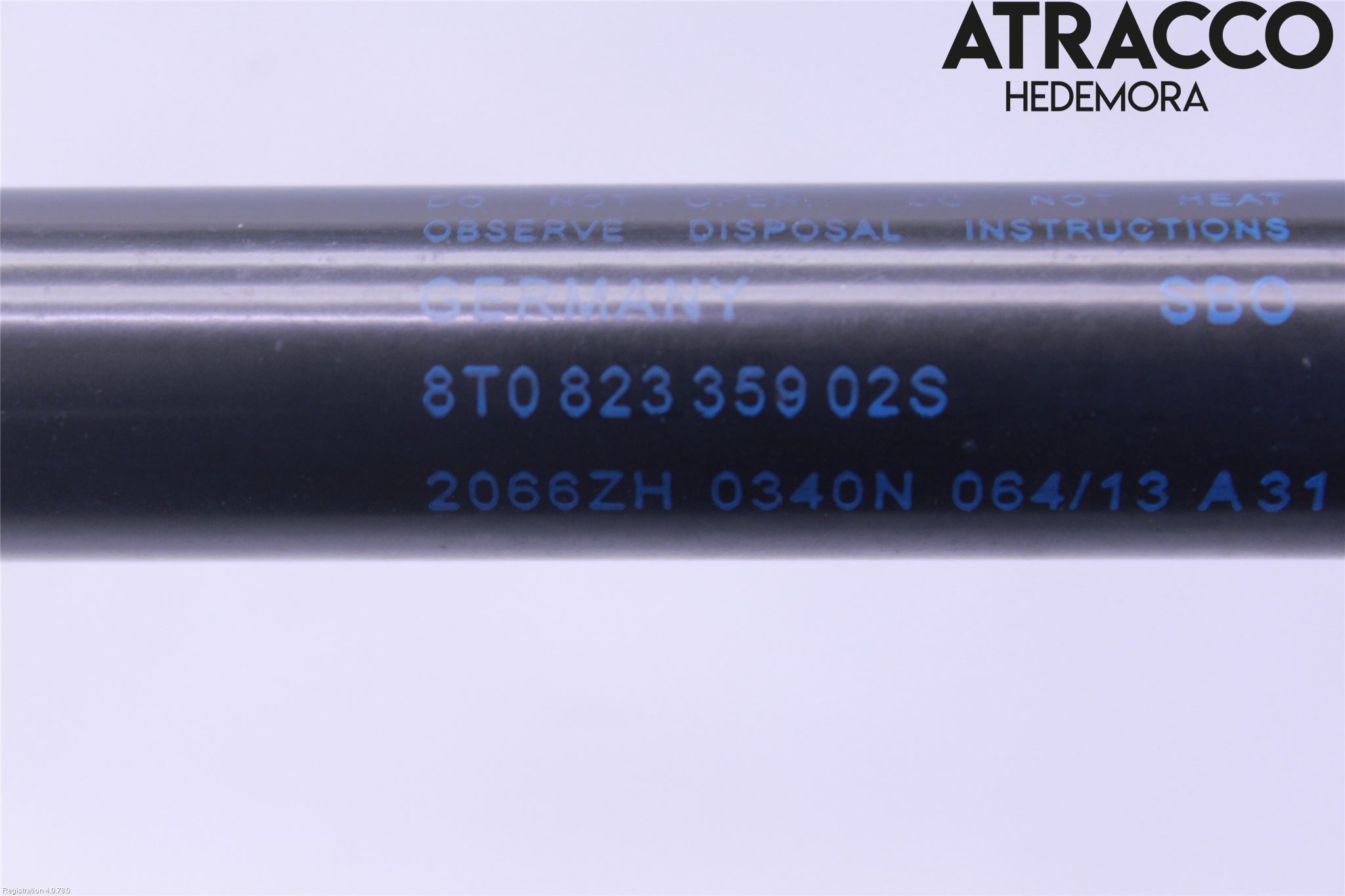 Audi A4 12-15 Gasfjäder Motorhuv