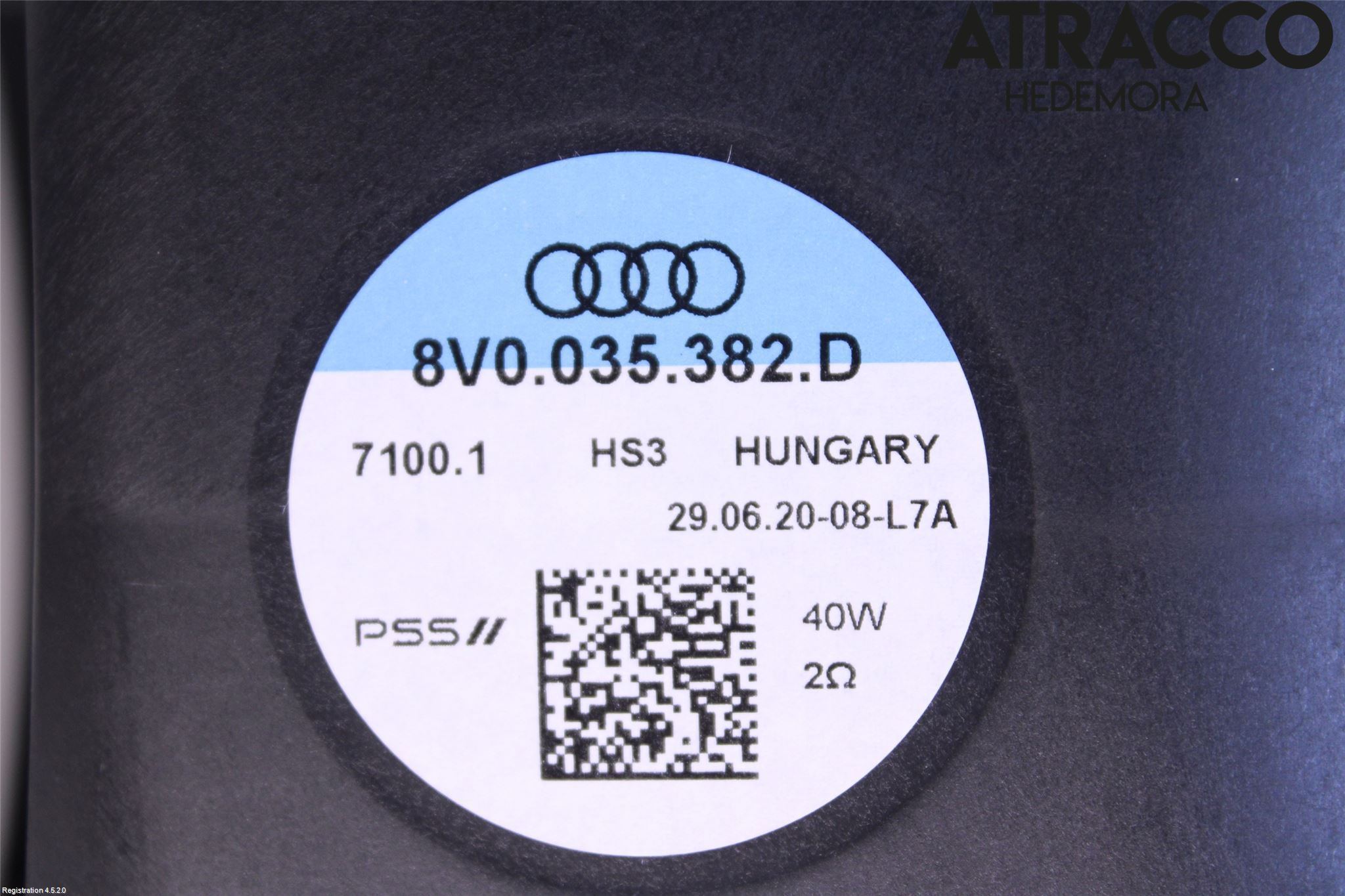 Audi Q2/SQ2 17- Högtalare