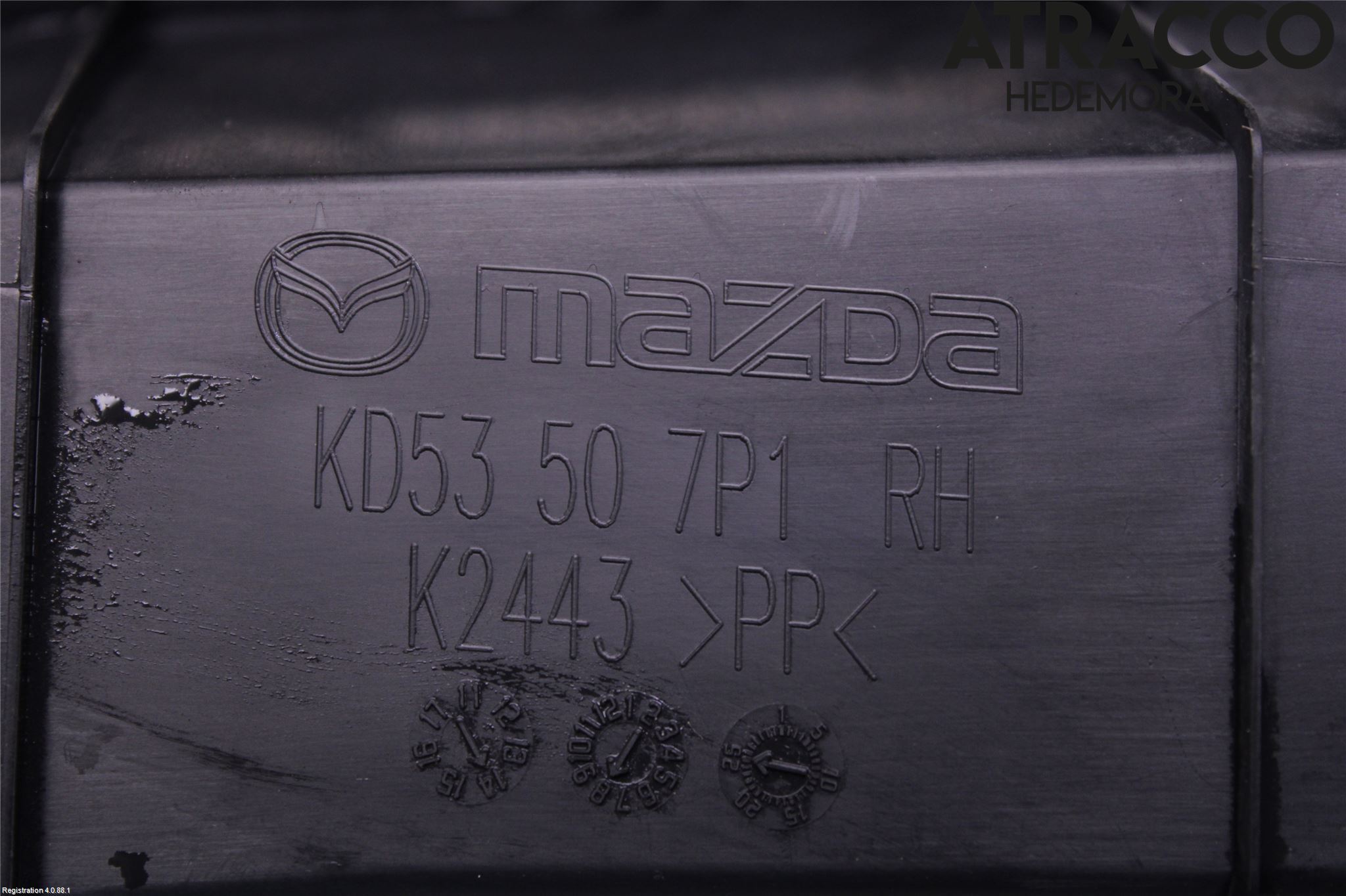 Mazda CX-5 12-17 Torpedplåt-Torpedplast