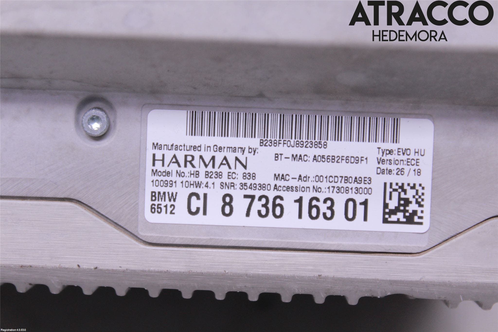 BMW 5 G30/G31/F90 17-23 Cd Radio - Multimediapanel