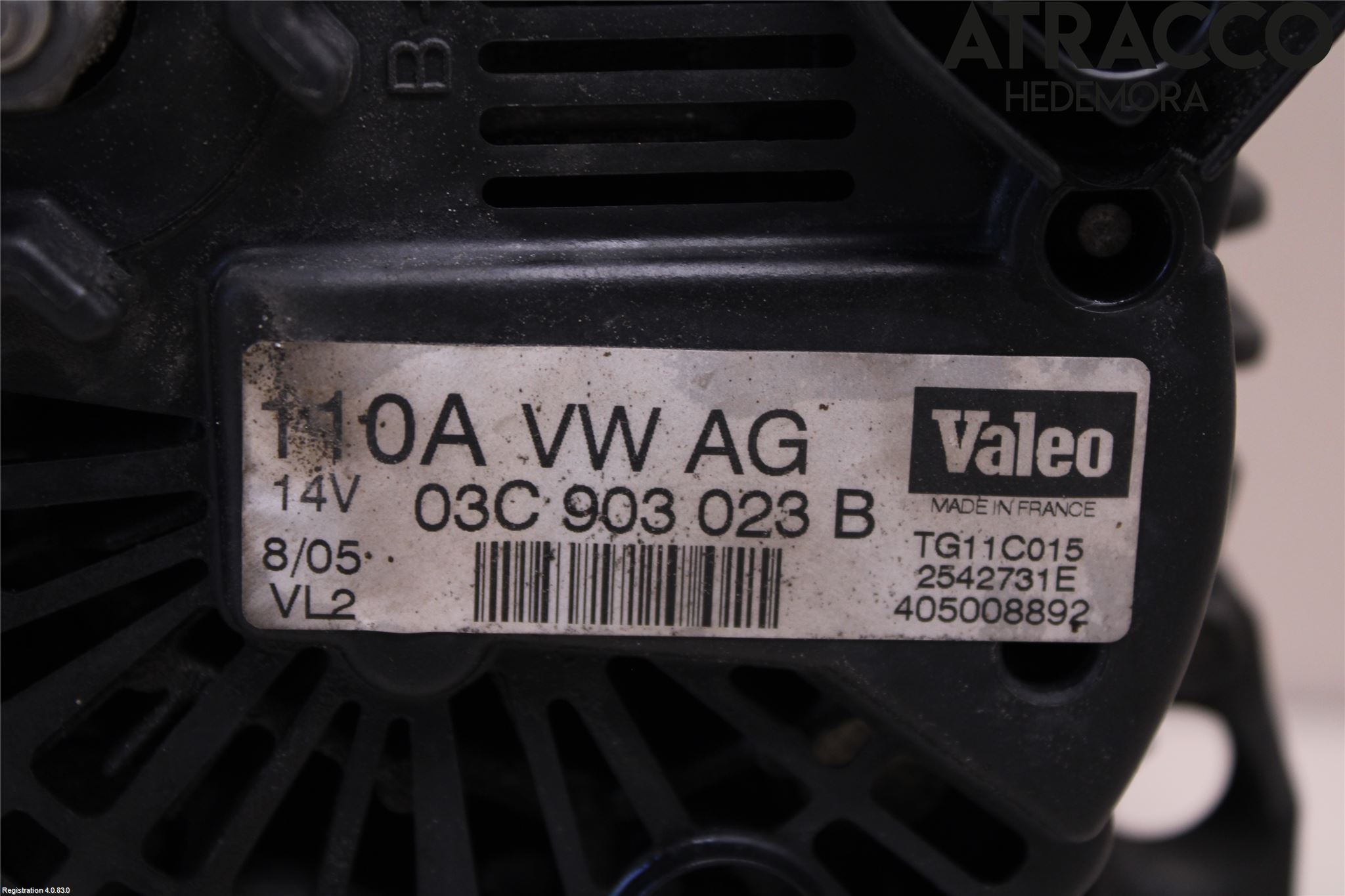Volkswagen VW GOLF PLUS/CROSS GOLF 04-14 Generator