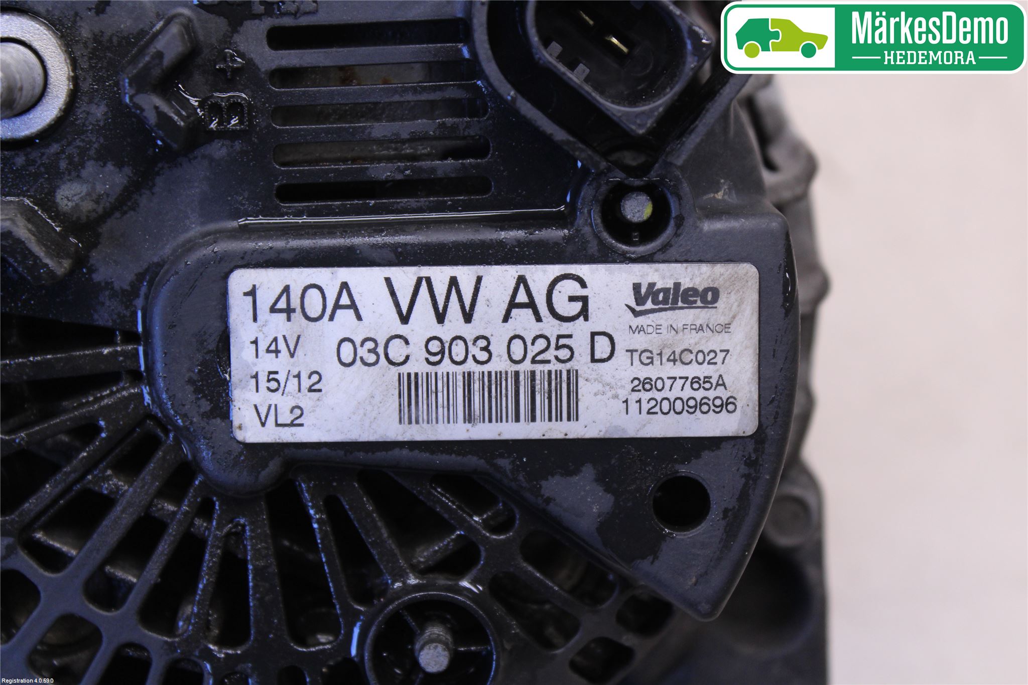 Volkswagen VW GOLF VI 09-13 Generator