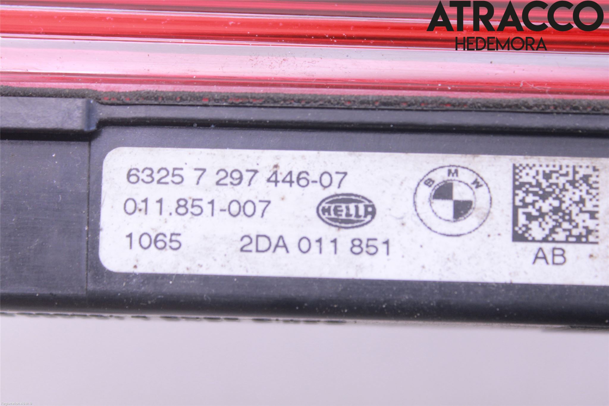 BMW 2 F45 Active Tourer 14-21 Bromsljus Bakruta