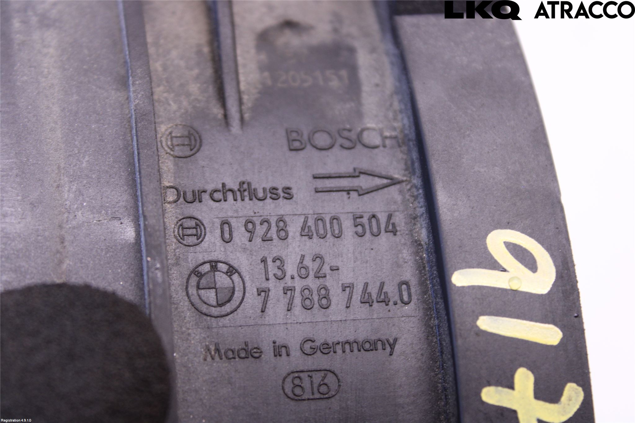 BMW 3 E90/91 SED/TOU 05-12 Injluftmassamätare