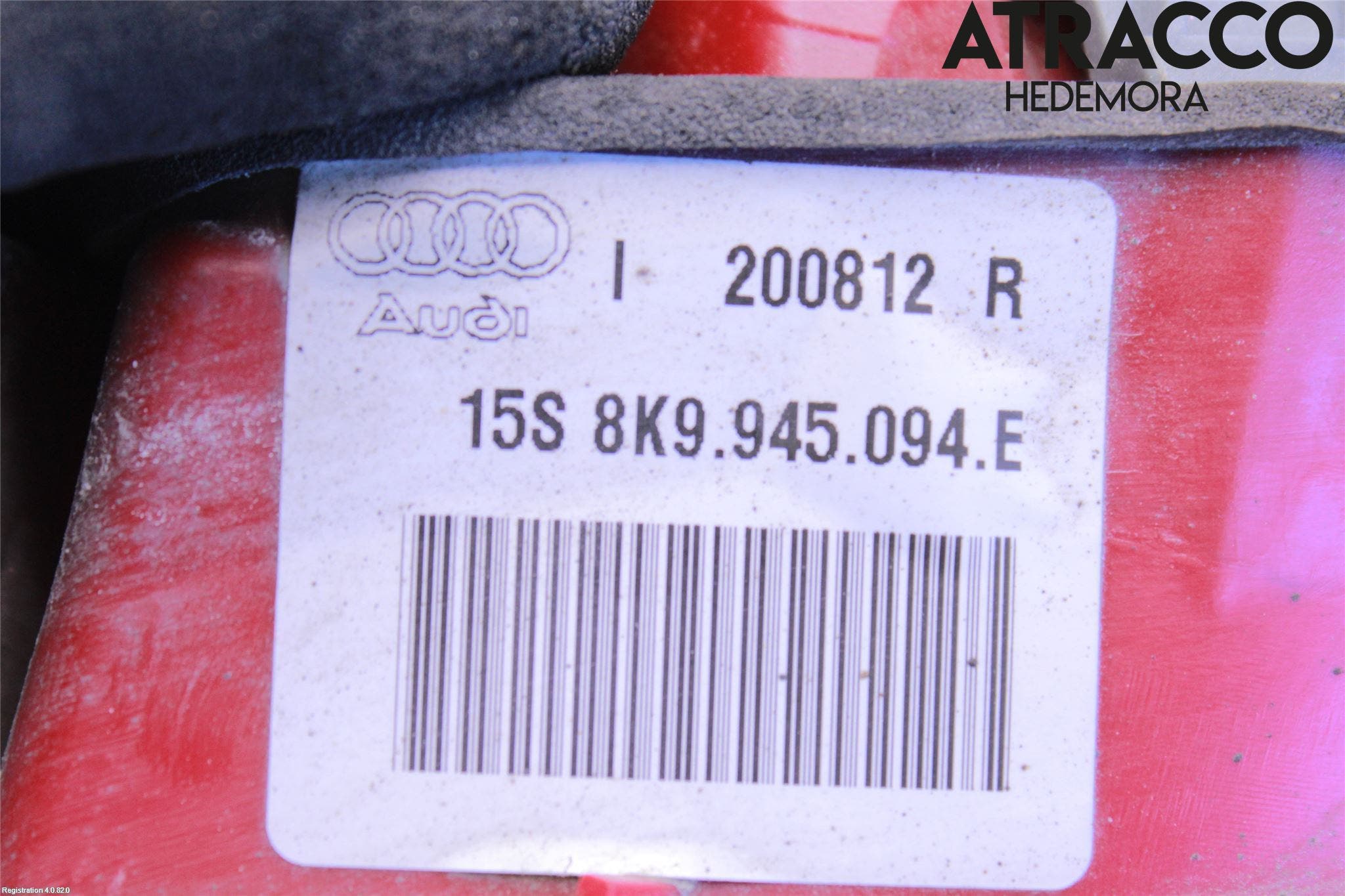 Audi A4 12-15 Bakljus Lucka Hö
