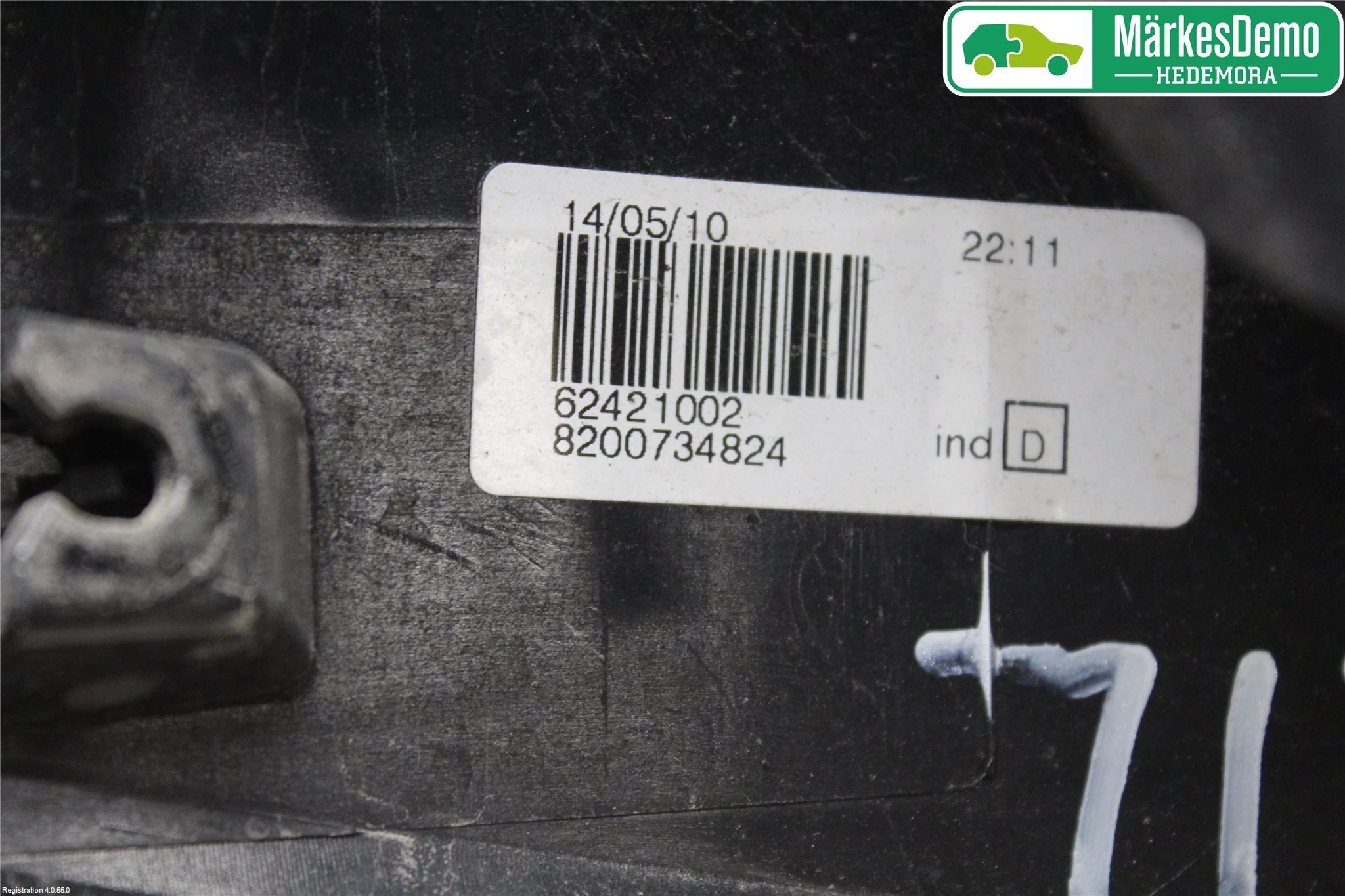 Dacia SANDERO 09-13 Bakljus Höger