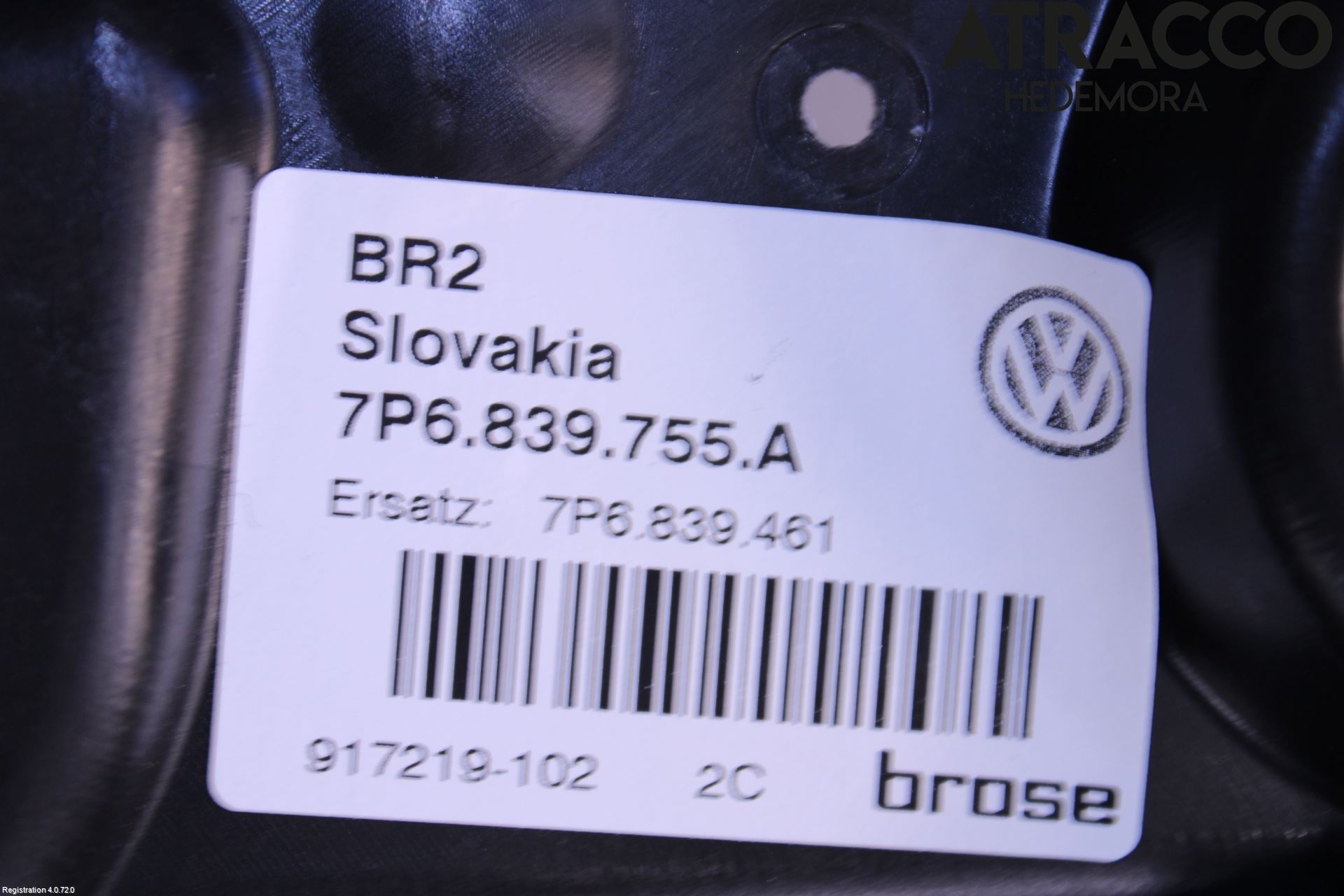 Volkswagen VW TOUAREG 7P 11-18 Fönsterhiss El Kompl