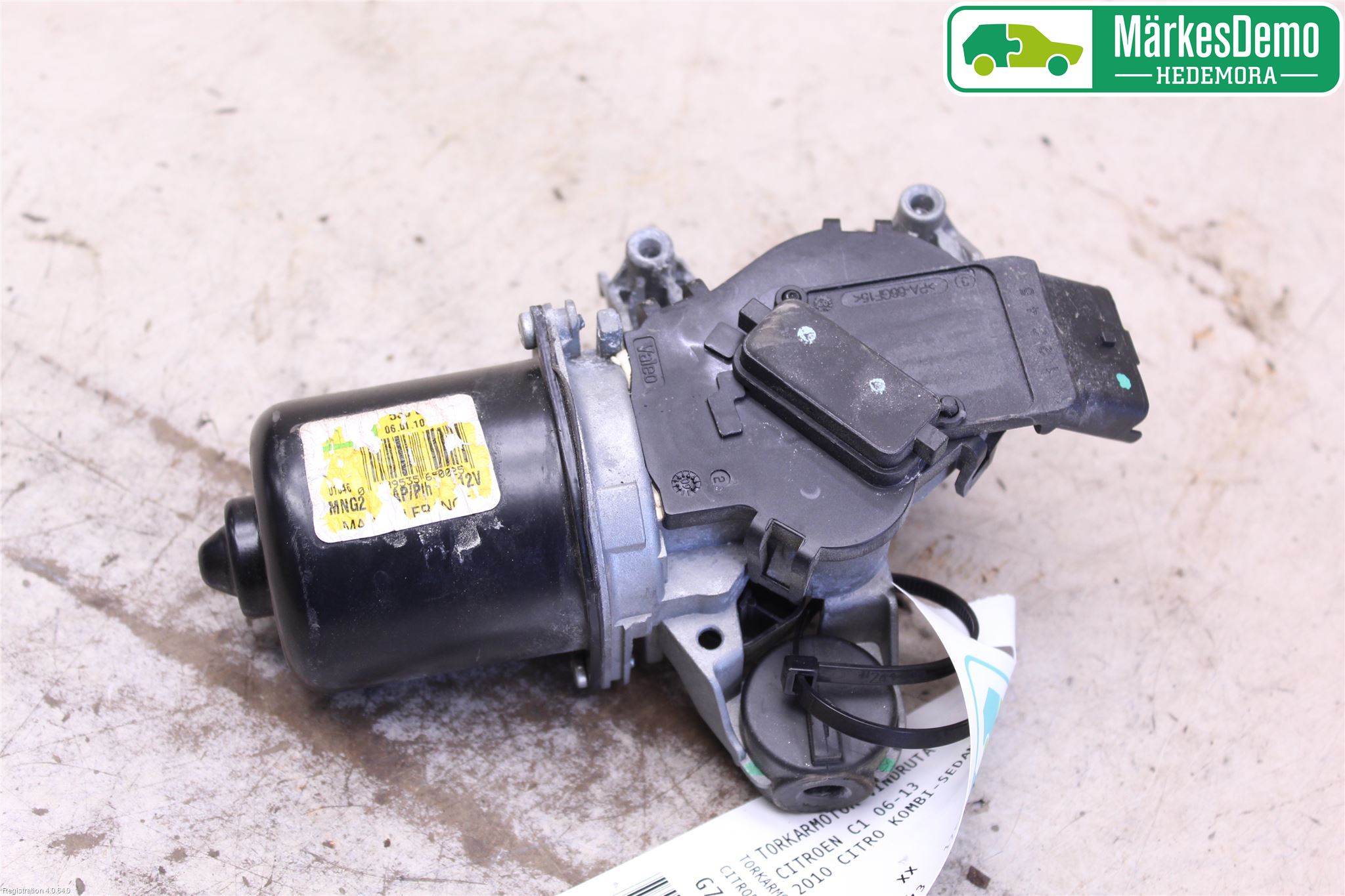 Citroen C1 06-13 Torkarmotor Vindruta