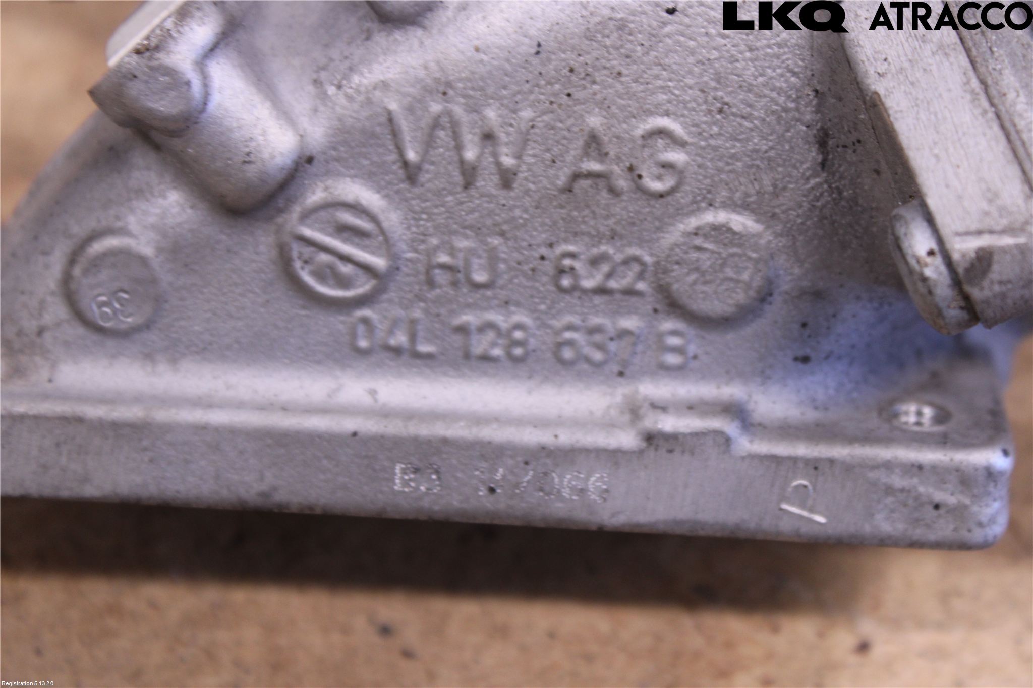 Volkswagen VW GOLF / E-GOLF VII 13-20 Luftspjällhus-Trottelhus