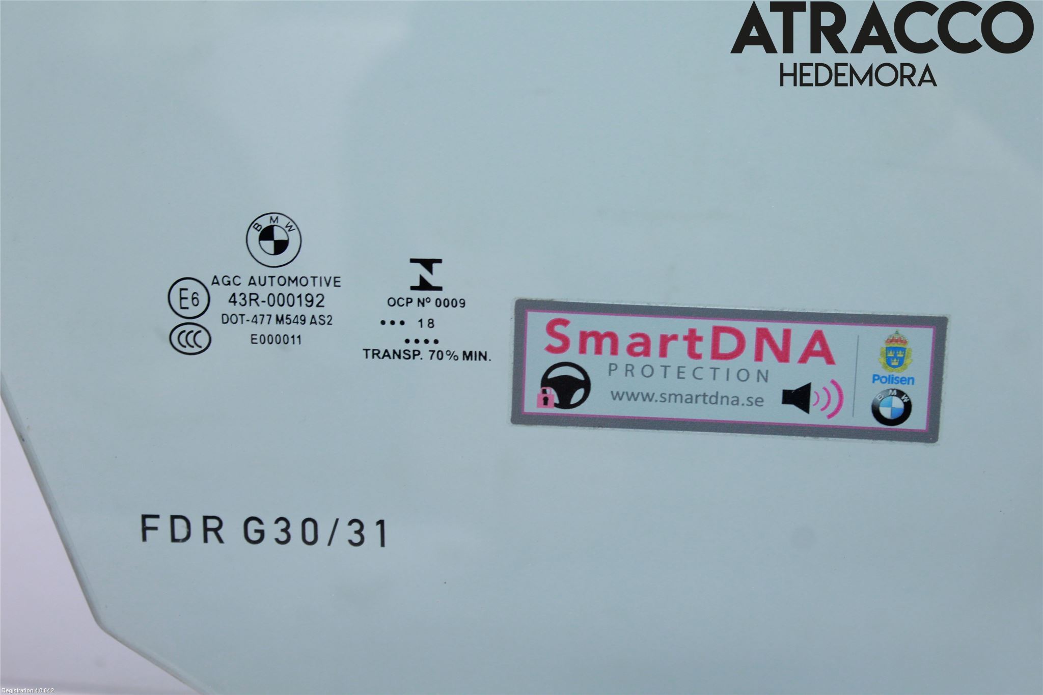 BMW 5 G30/G31/F90 17-23 Dörruta Fram Höger