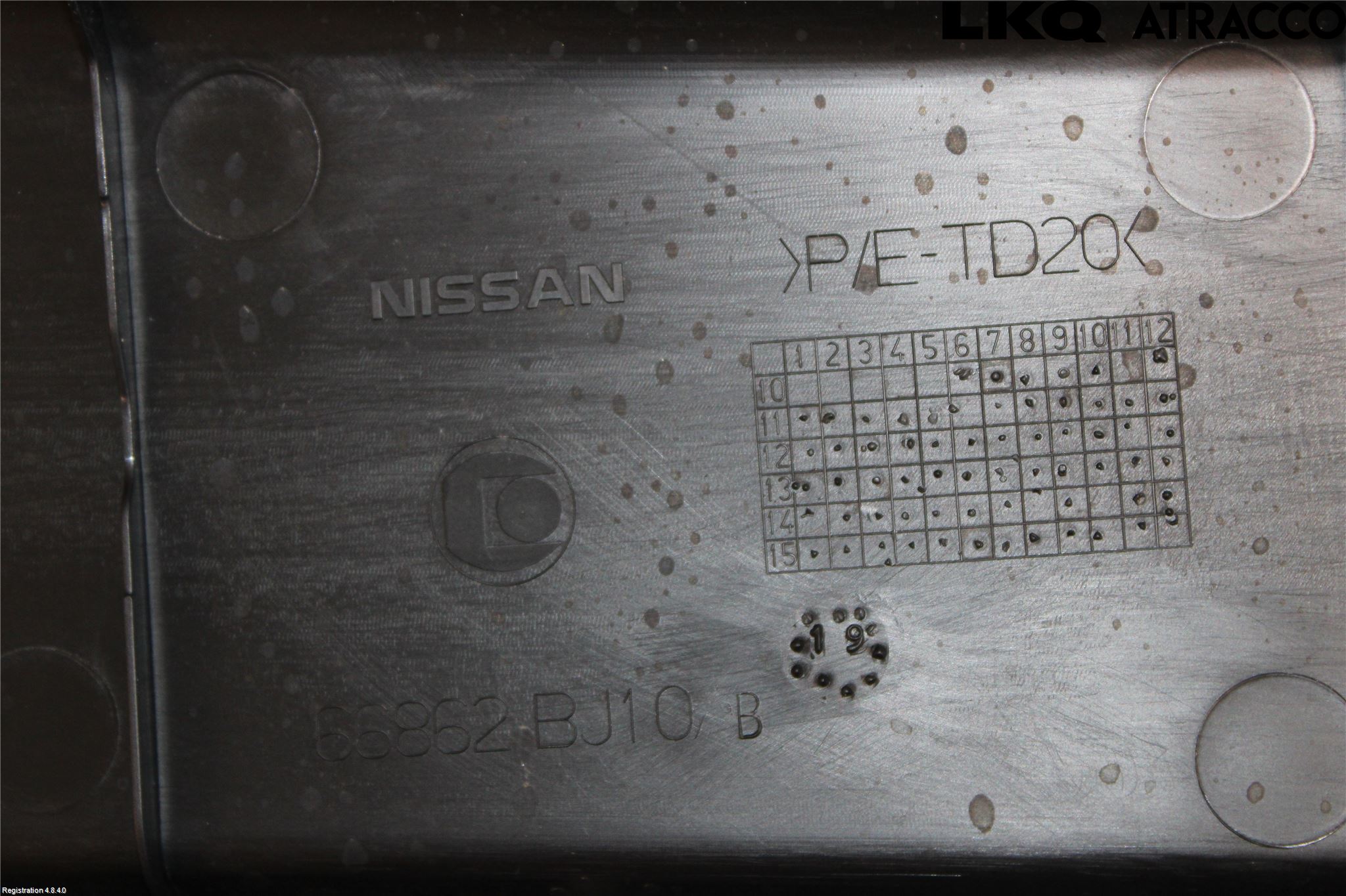 Nissan E-NV200/EVALIA Torpedplåt-Torpedplast