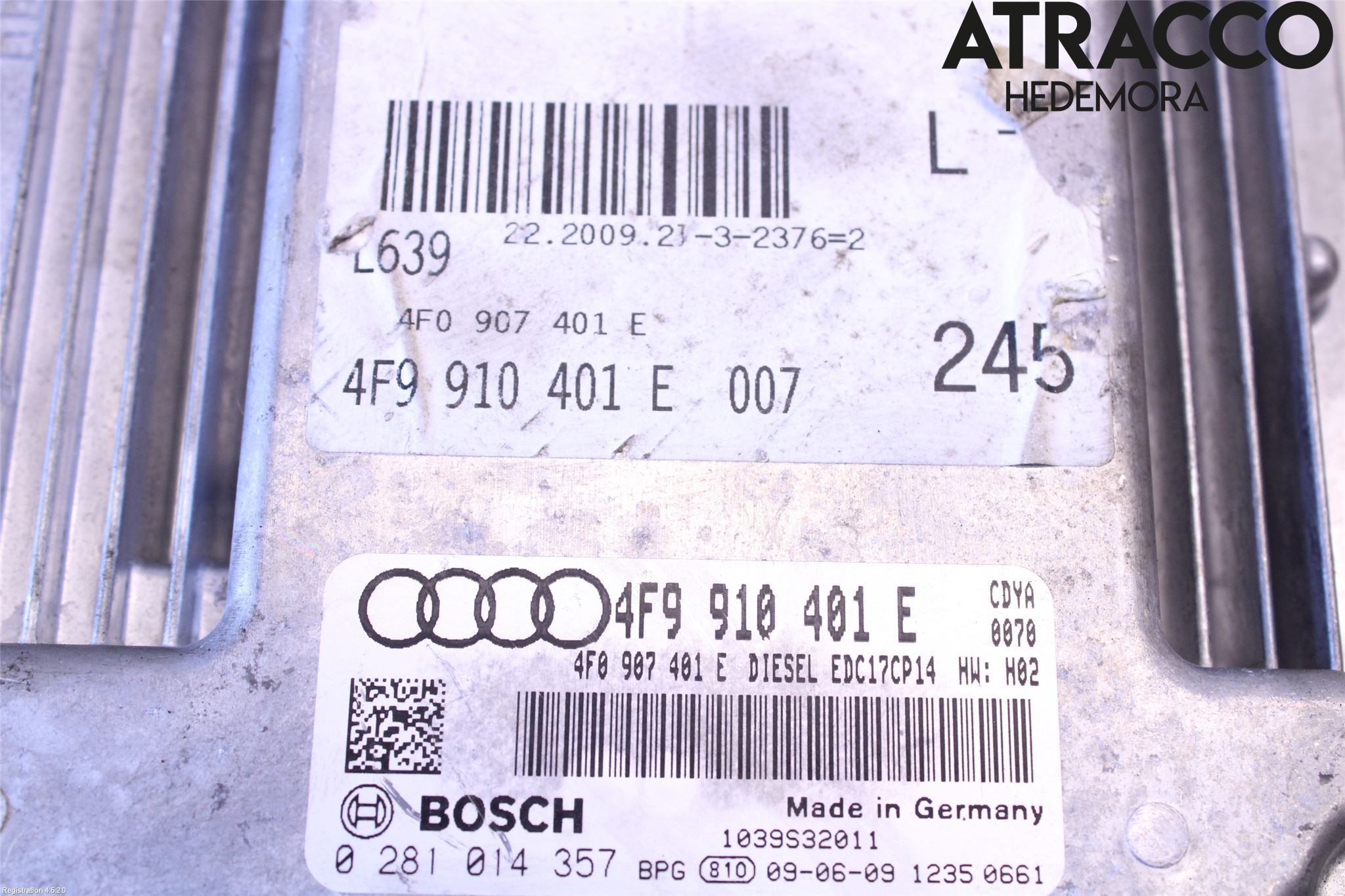 Audi ALLROAD 06-11 Styrenhet Inspump Diesel