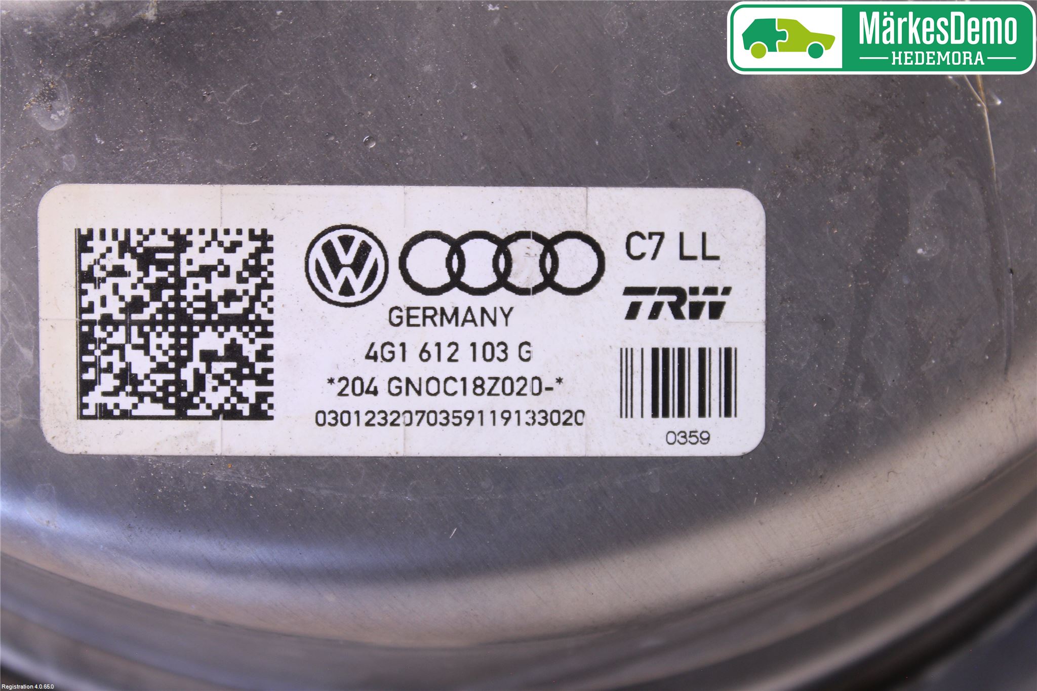 Audi A7/S7 4G 11-17 Bromsservo