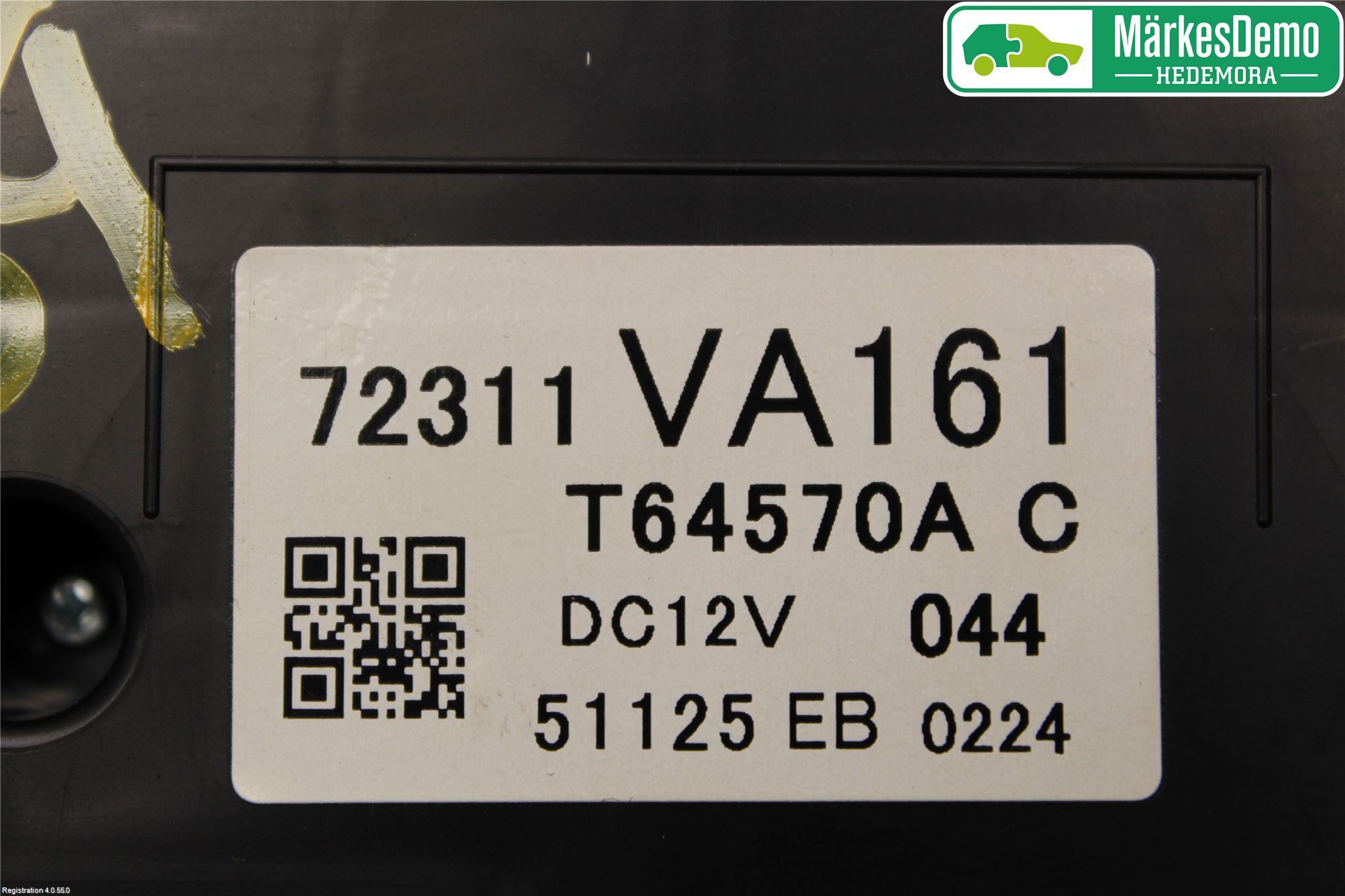 Subaru LEVORG 14-20 Ac Styrenhet Ac Manöveren