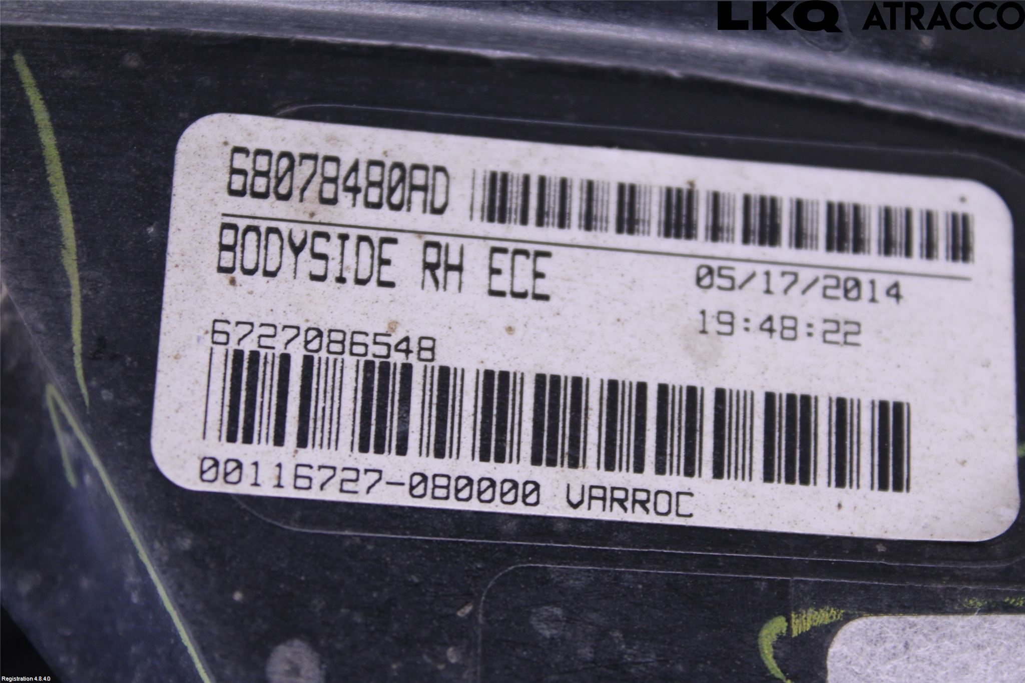 Fiat FREEMONT Bakljus Höger