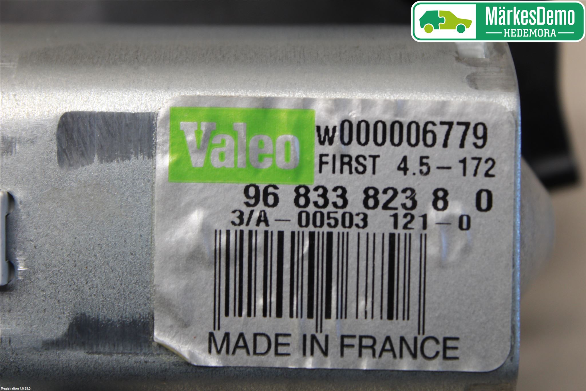 Citroen C3 10-17 Torkarmotor Baklucka